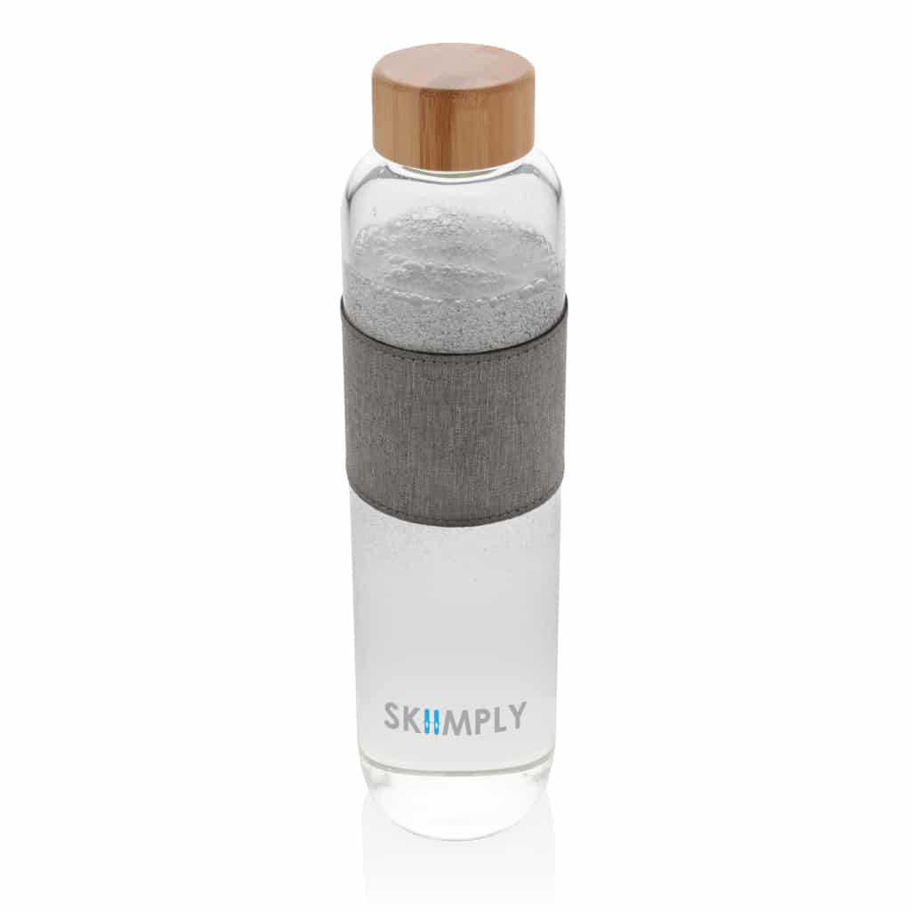 Miniature 4 pour Bouteille en verre avec couvercle en bambou Impact