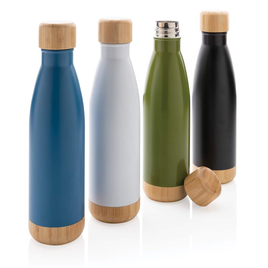Miniature 7 pour Bouteille isotherme en acier avec finition bambou