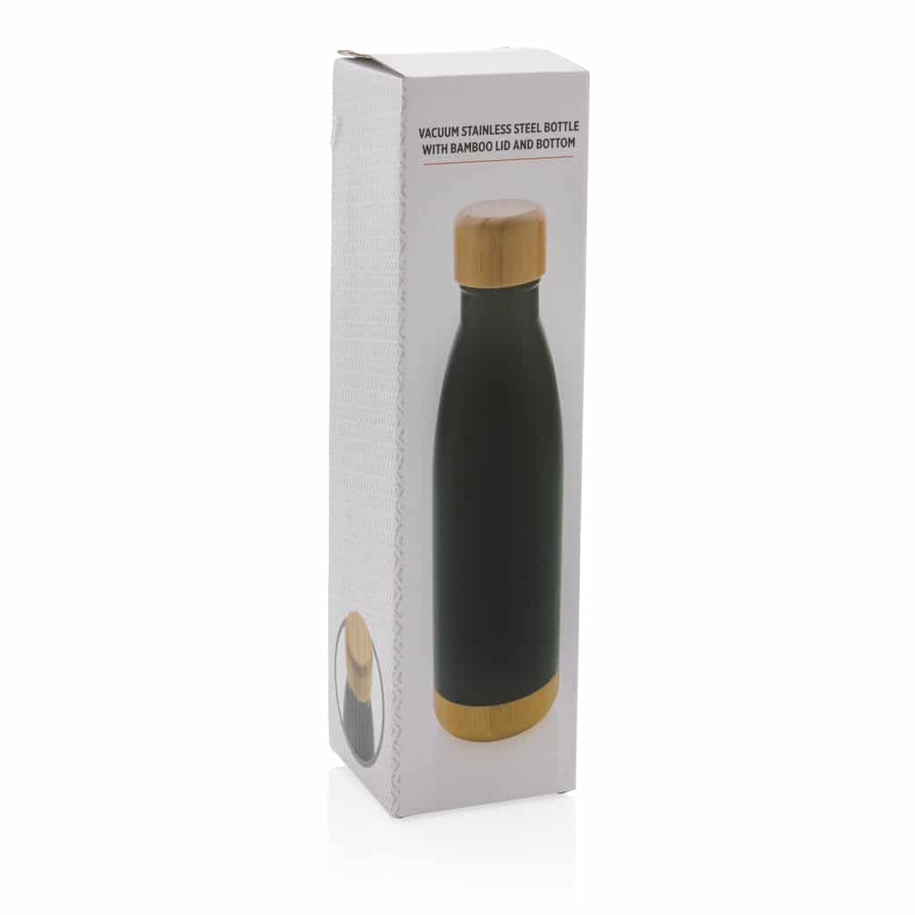 Miniature 11 pour Bouteille isotherme en acier avec finition bambou