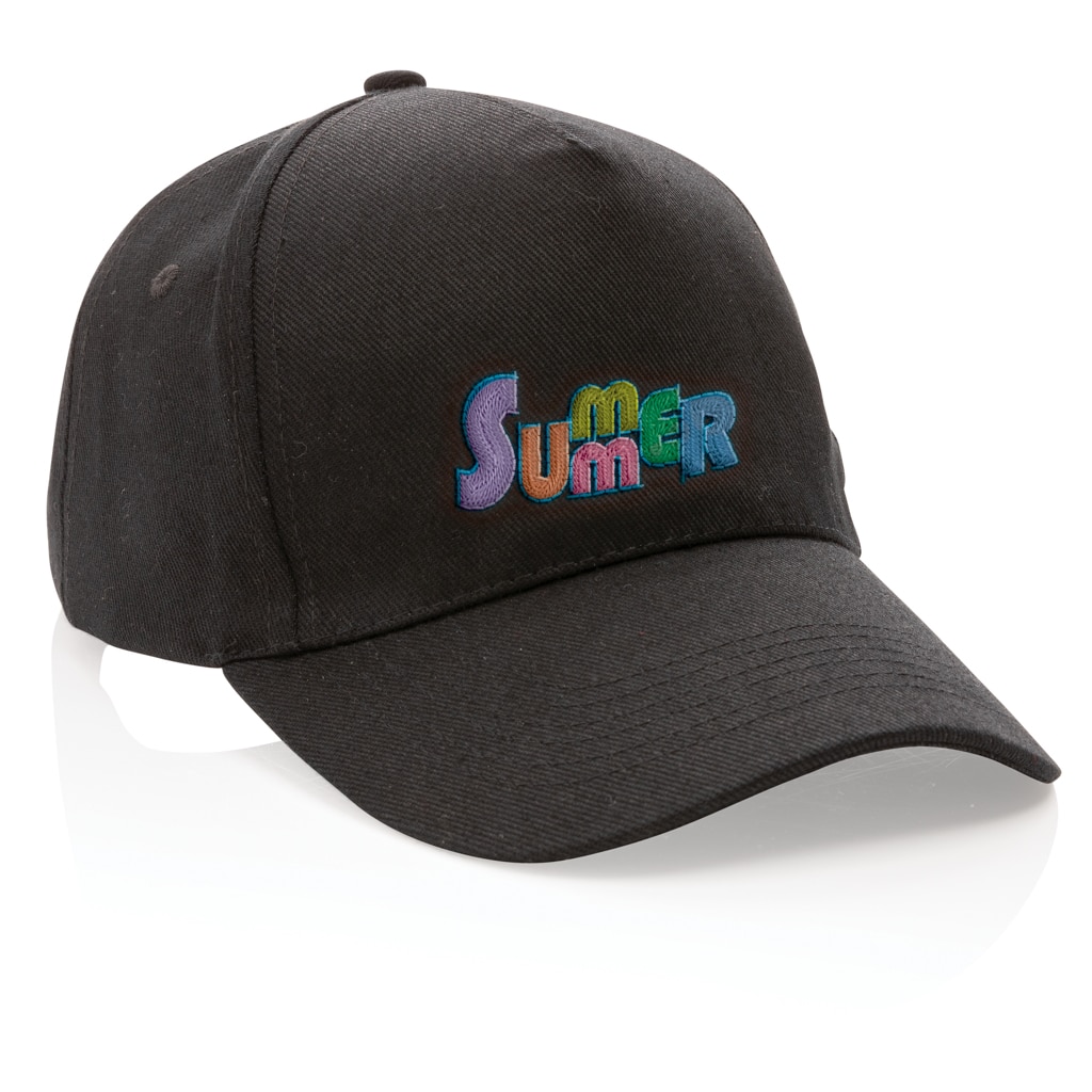 Miniature 6 pour Casquette 5 panneaux en coton recyclé 280gr IMPACT