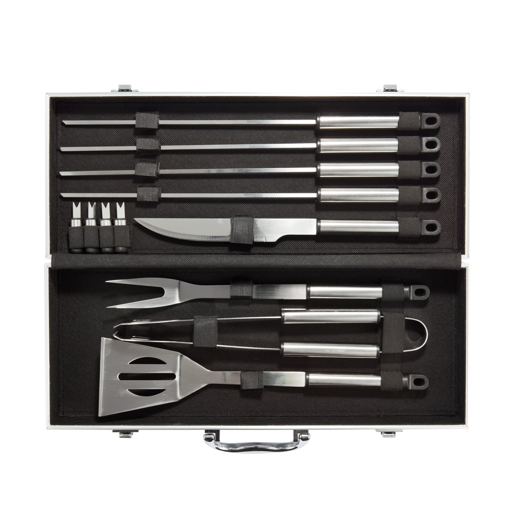 Miniature 3 pour Set de 12 pcs pour barbecue en coffret aluminium