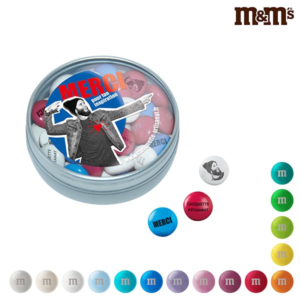 Visuel My M&M’S® en boîte transparente