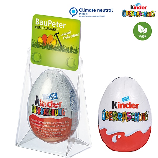 Visuel Œuf Kinder Surprise sous emballage plastique transparent