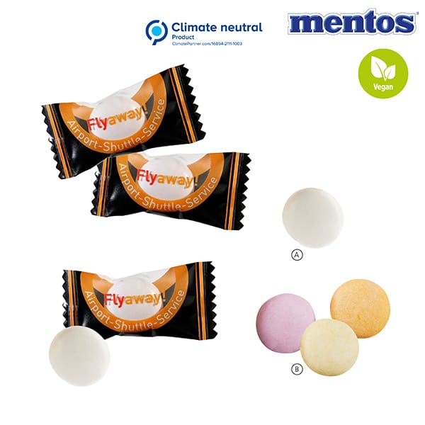 Visuel mentos en flowpack