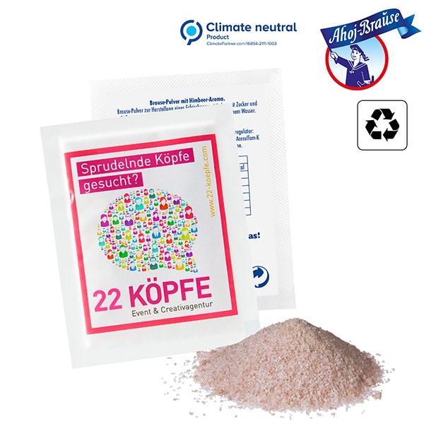 Visuel Poudre effervescente Ahoj en sachet papier