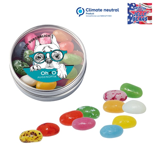 Visuel Boîte transparente avec jelly beans