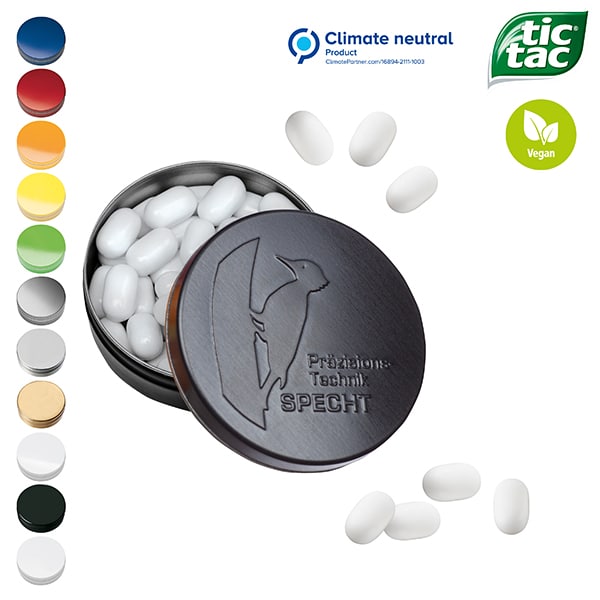 Visuel Boîte XS avec couvercle estampé avec tic tac, 18g