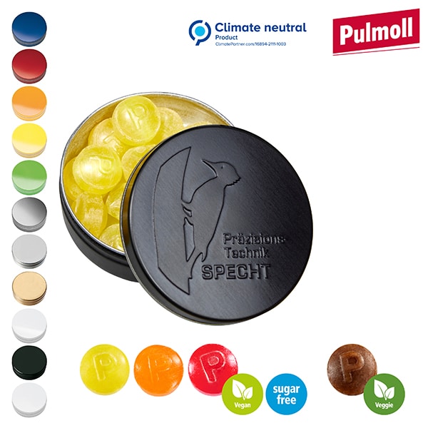 Visuel Boîte XS avec couvercle estampé avec pastilles Pulmoll – Edition Spécial, 16g