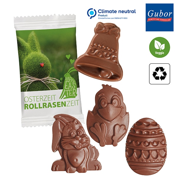 Visuel Figurine en chocolat « Pâques »
en flowpack de papier
