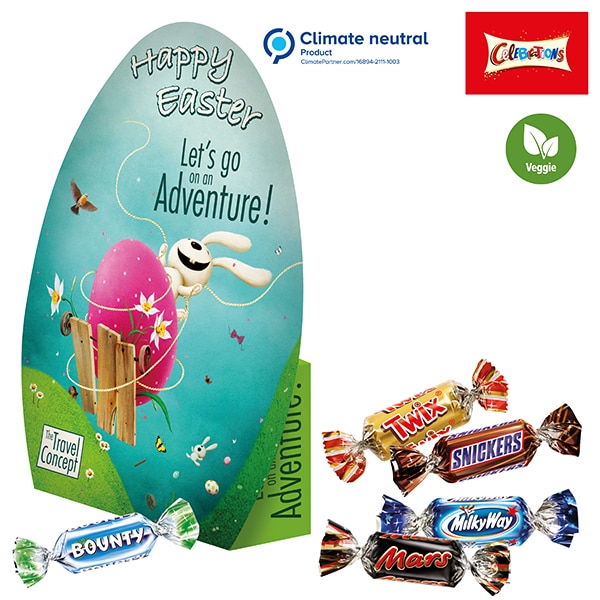 Visuel Boîte avec contour intégré «œuf» avec Celebrations®