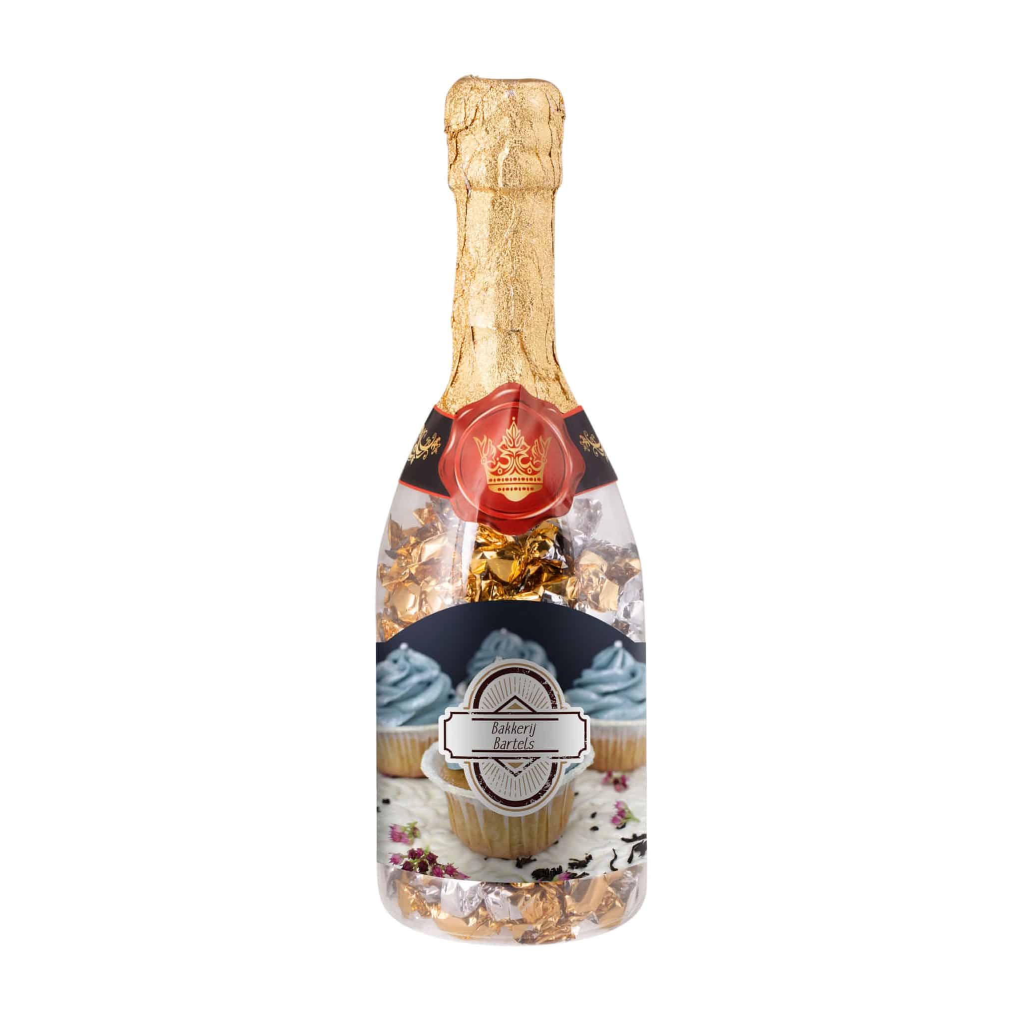 Visuel Bouteille de champagne bonbons métalliques-S-FC