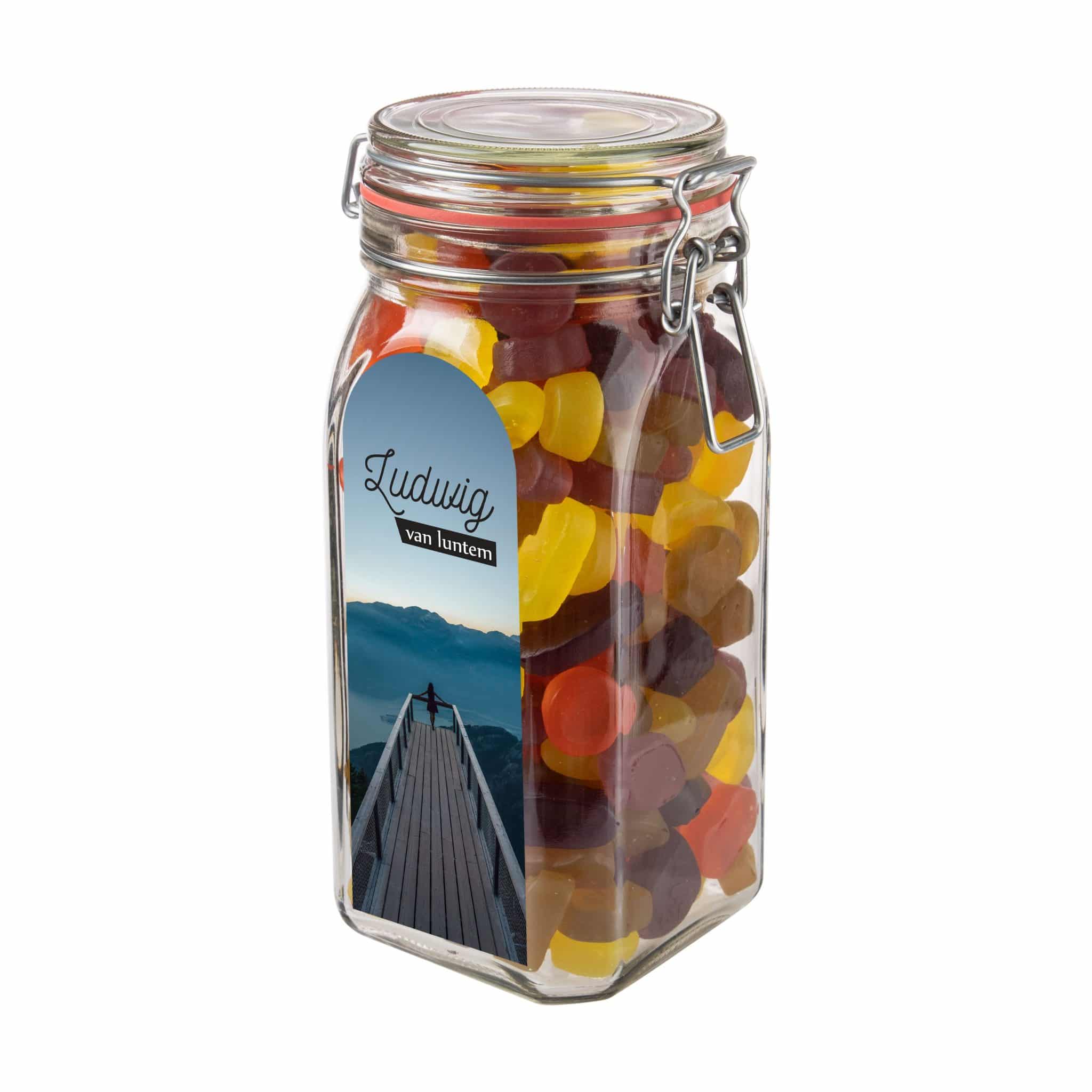 Miniature 1 pour Grand pot en verre de 1,5 litre-S-FC