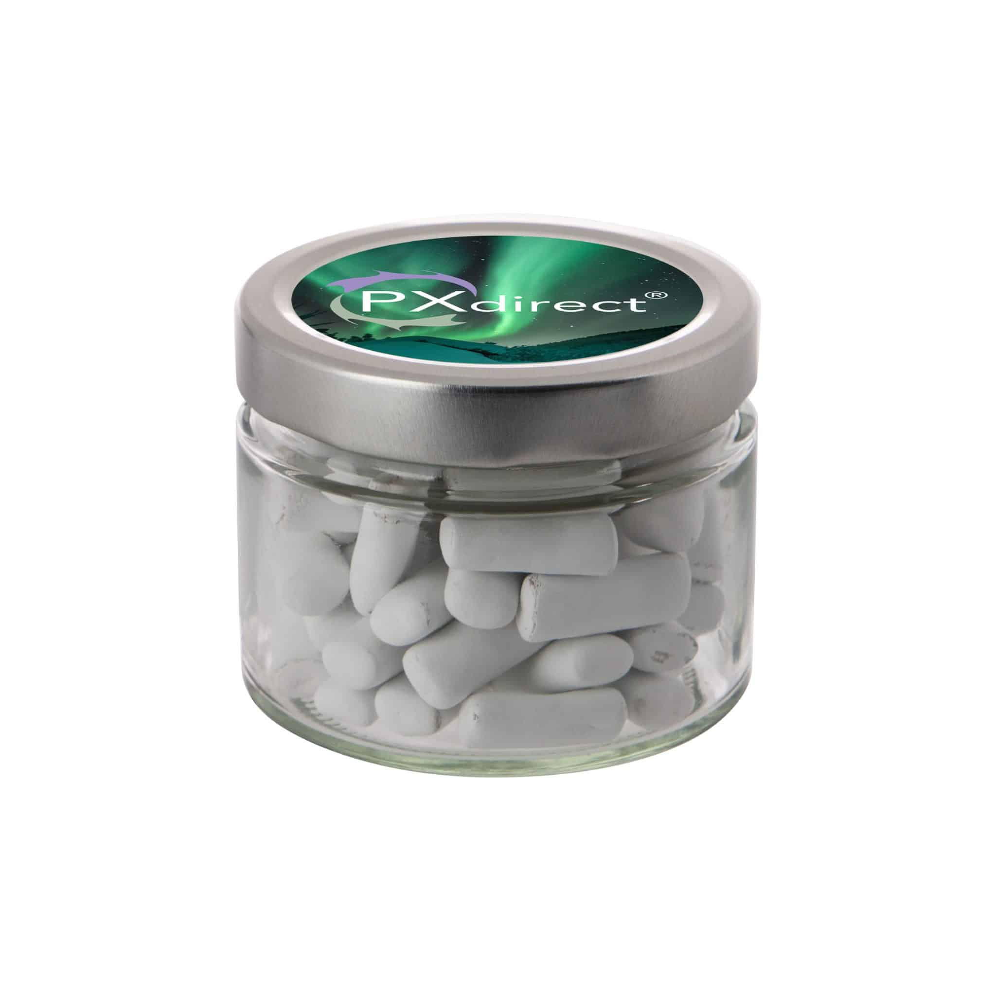 Visuel Bocal en verre avec couvercle en métal 0,22l-S-FC