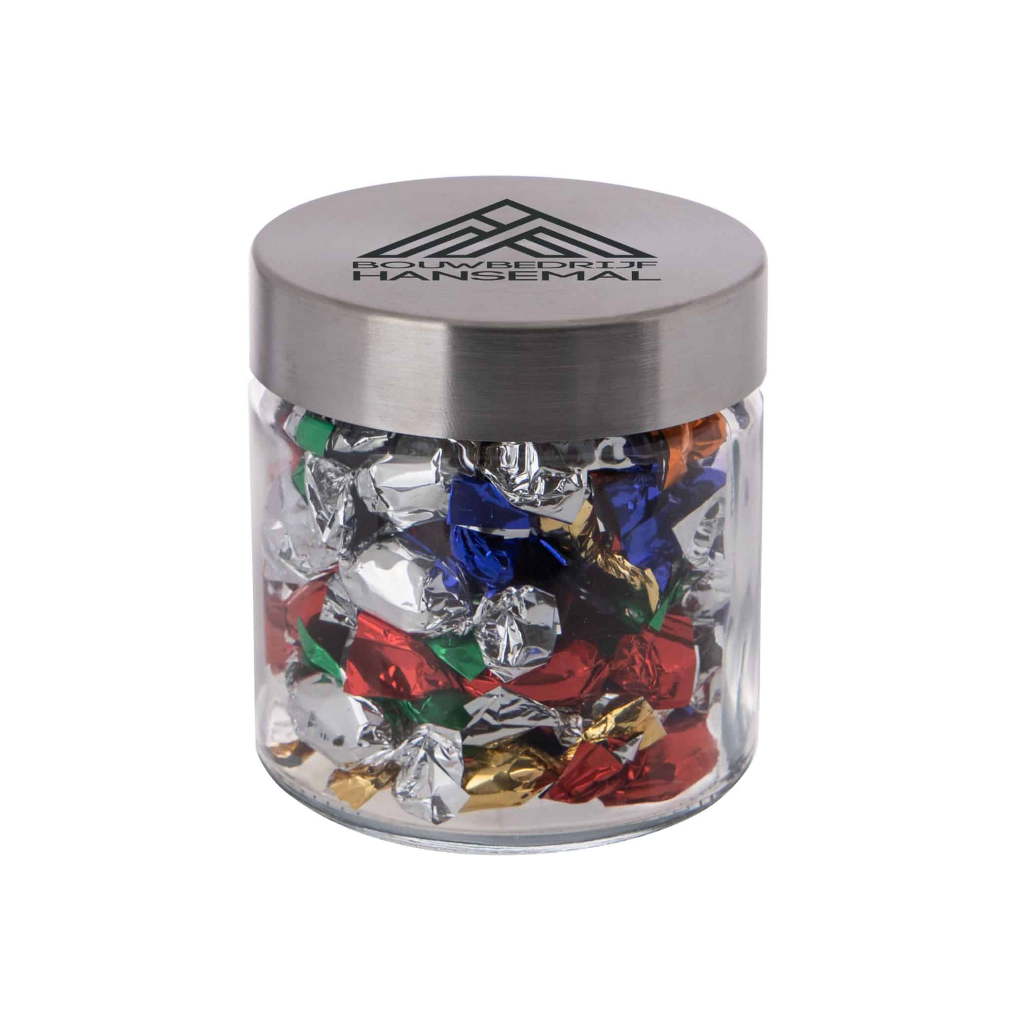 Visuel Bocal en verre avec couvercle en acier inoxydable 0,35l-S-FC