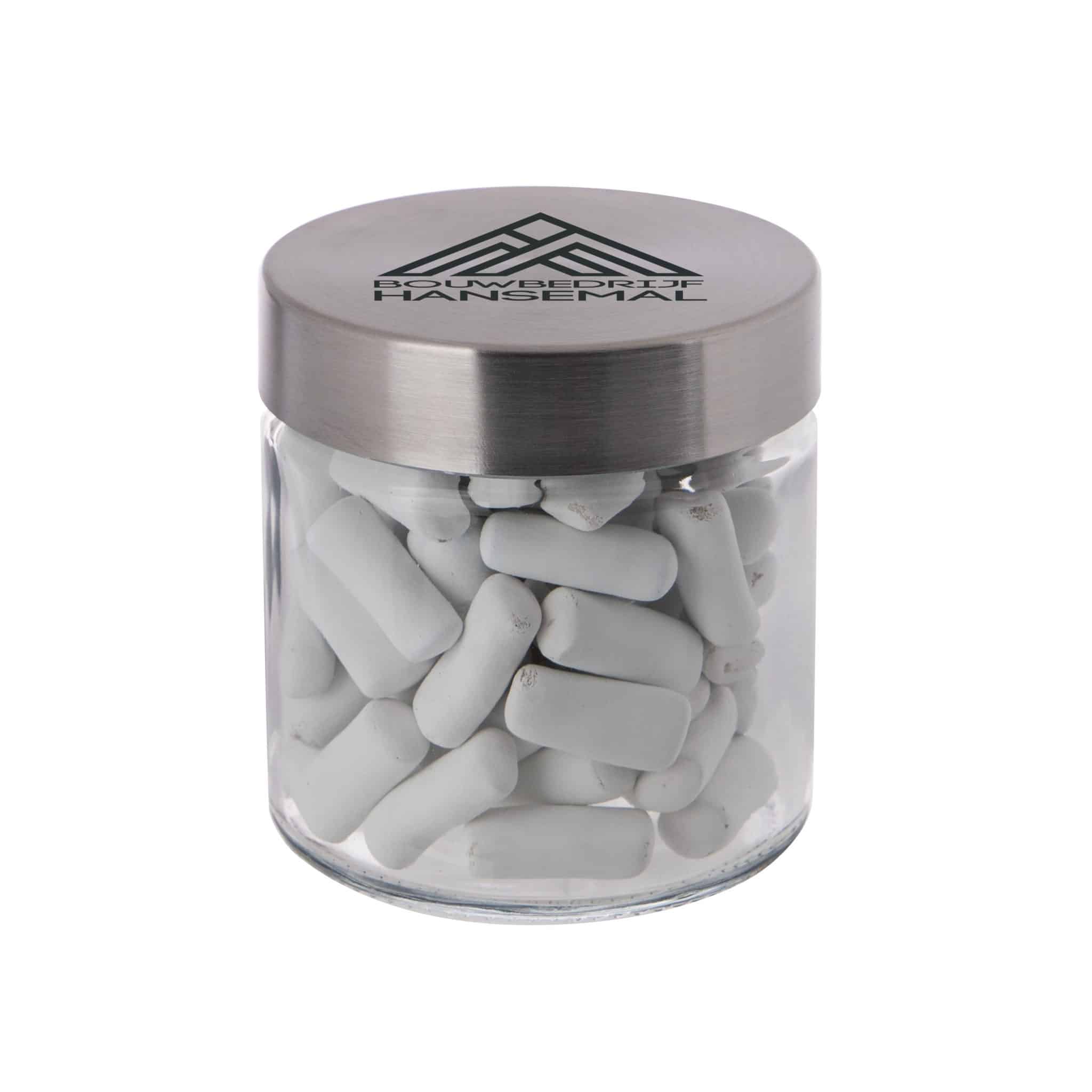 Visuel Bocal en verre avec couvercle en acier inoxydable 0,35l-S-FC