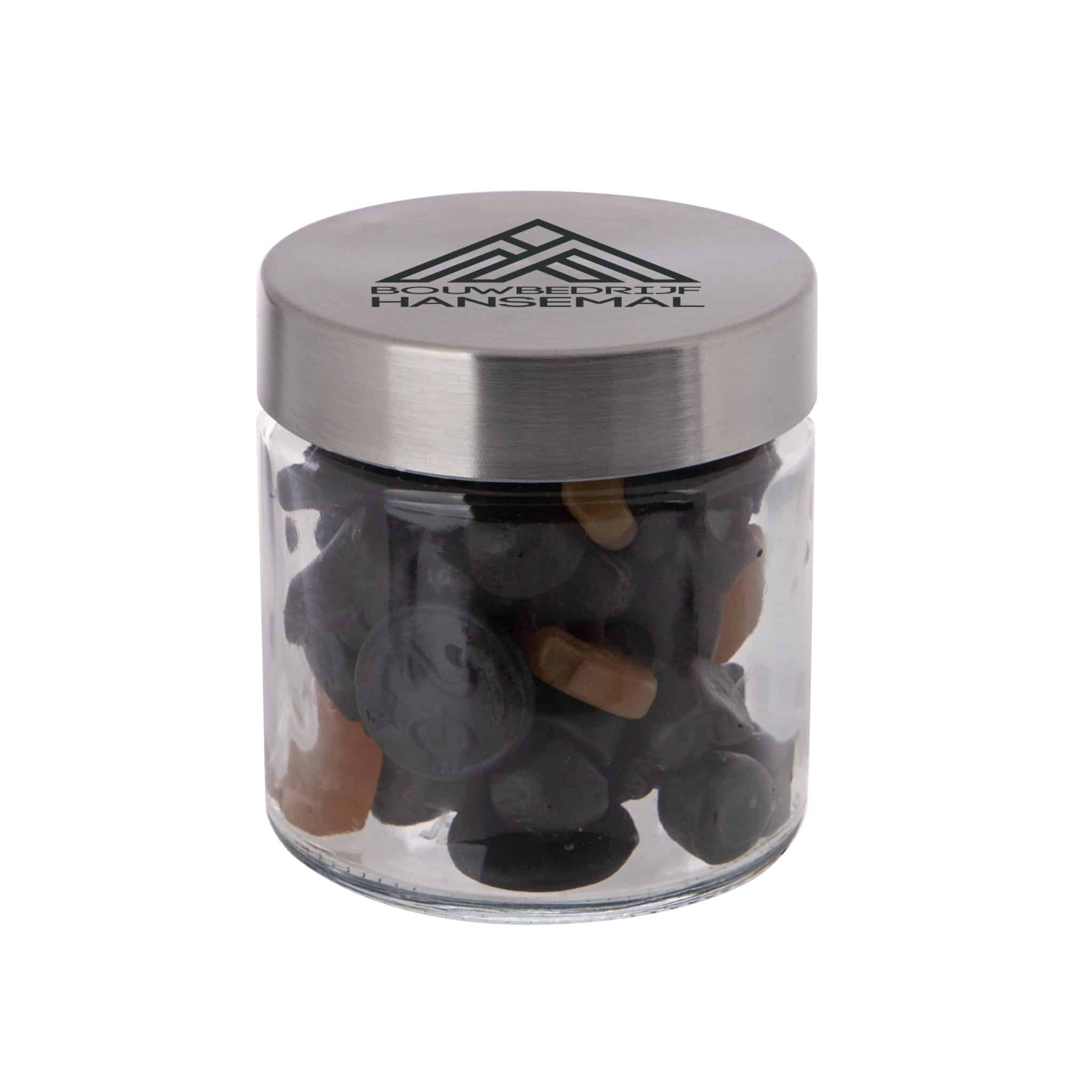 Visuel Bocal en verre avec couvercle en acier inoxydable 0,35l-Di-FC