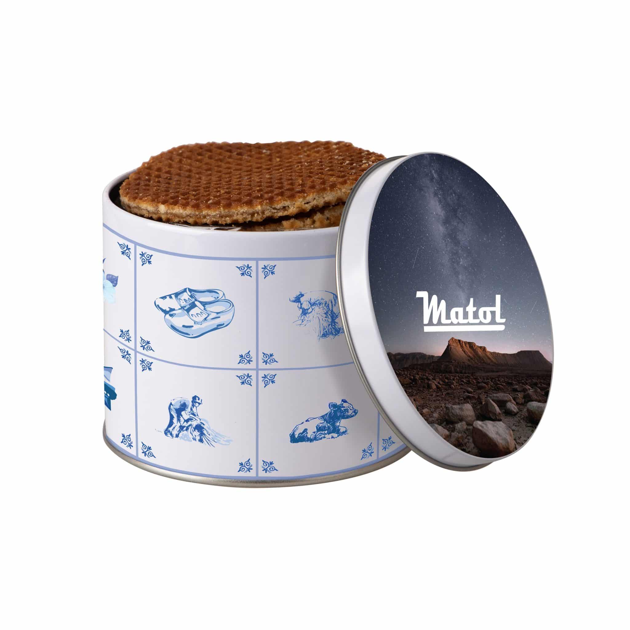 Visuel Gaufres au sirop en boîte bleue de Delfts-Di-FC
