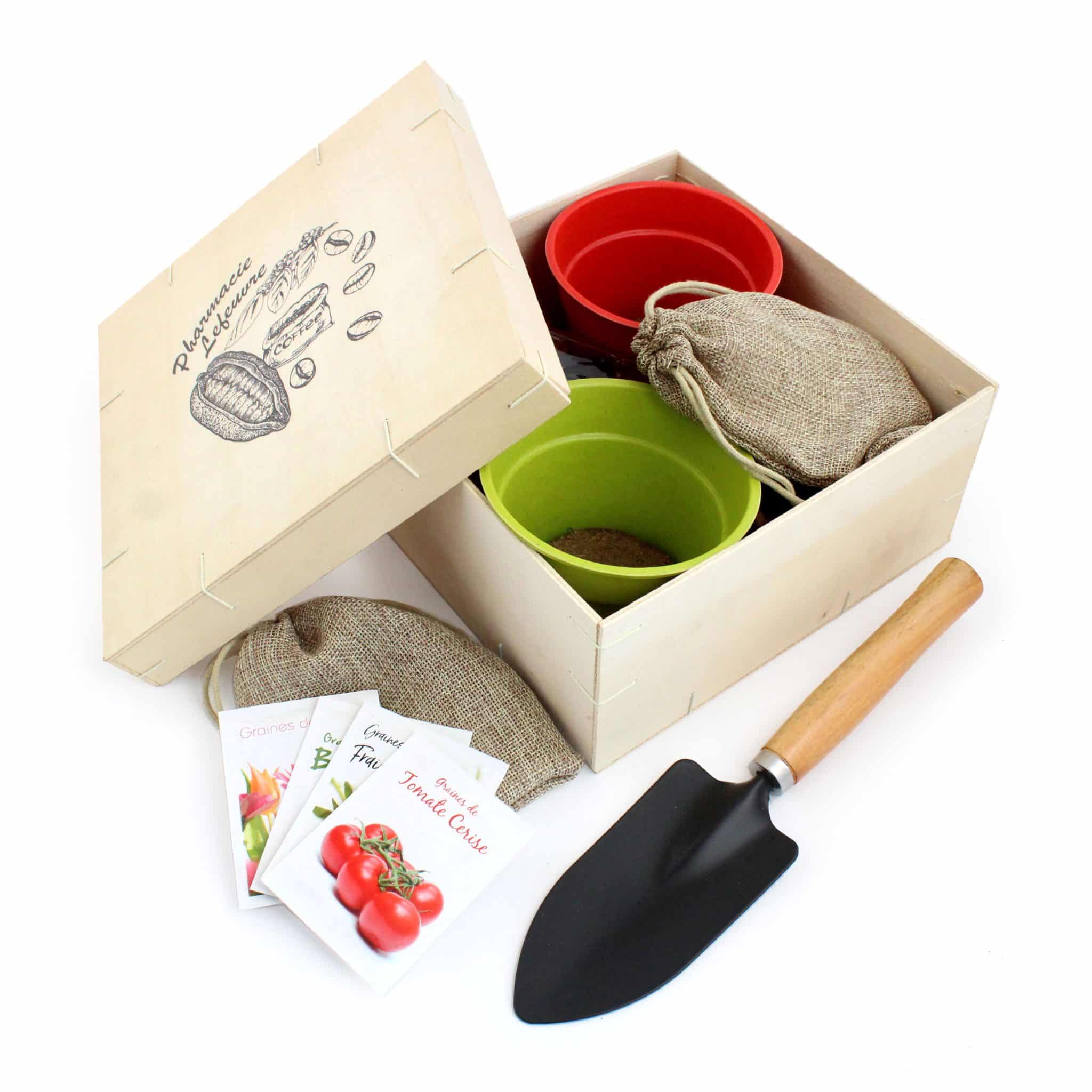Miniature 1 pour Box Jardinage Coffret Bois