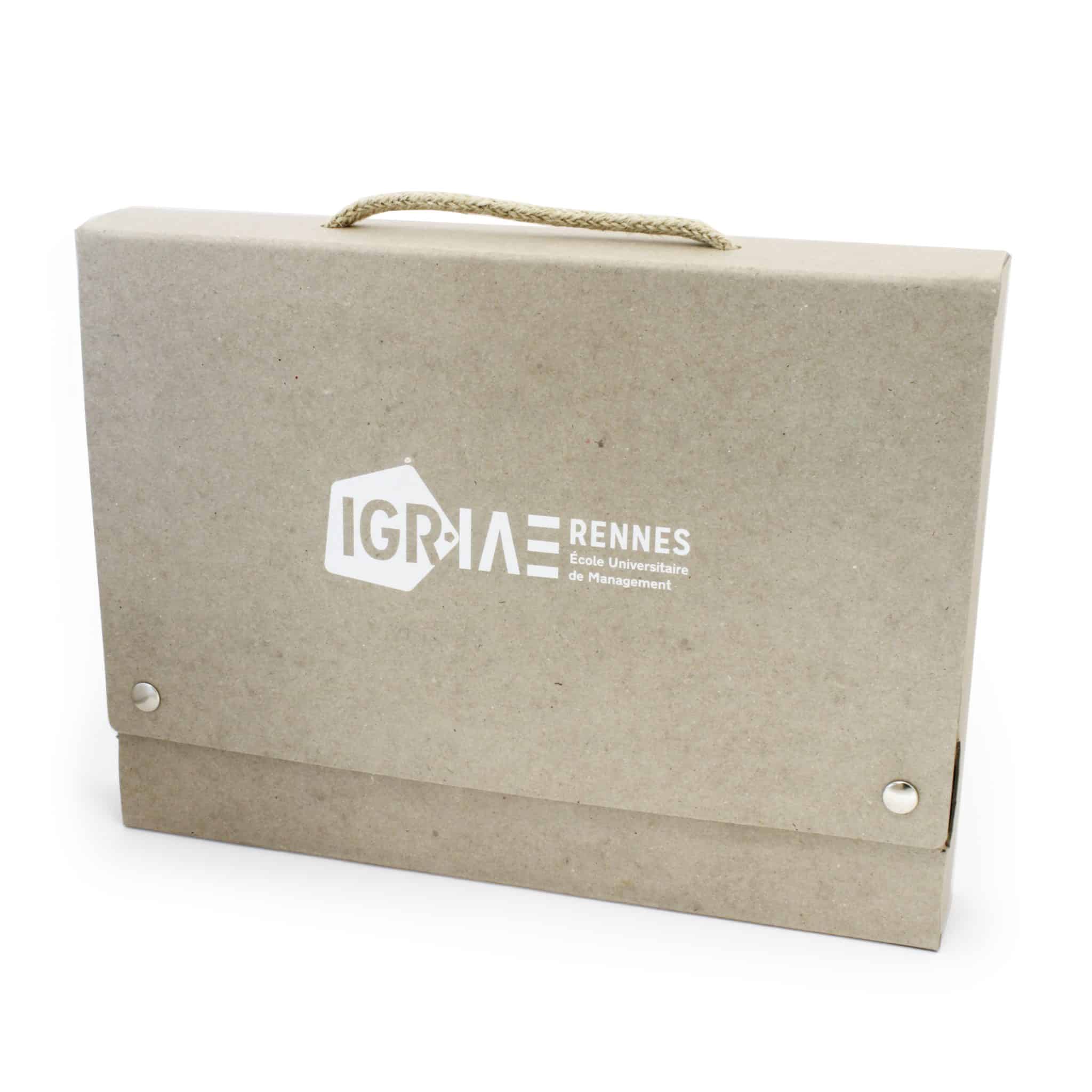 Visuel La mallette carton recyclé
