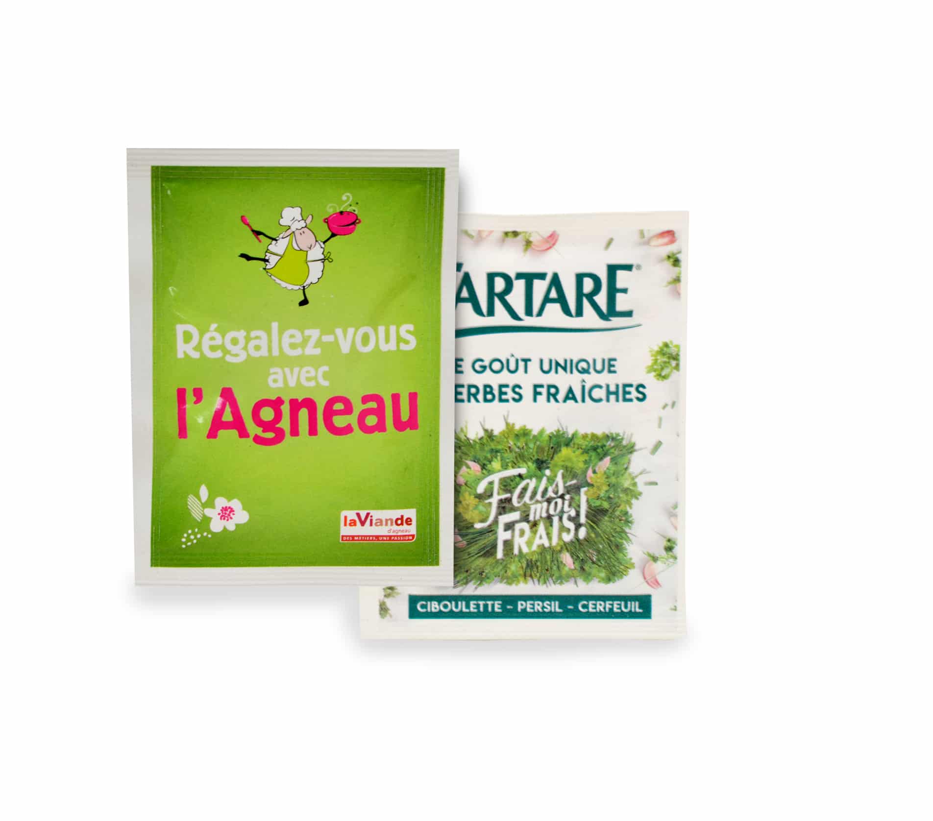 Visuel Sachet papier quadri - 60x80 mm