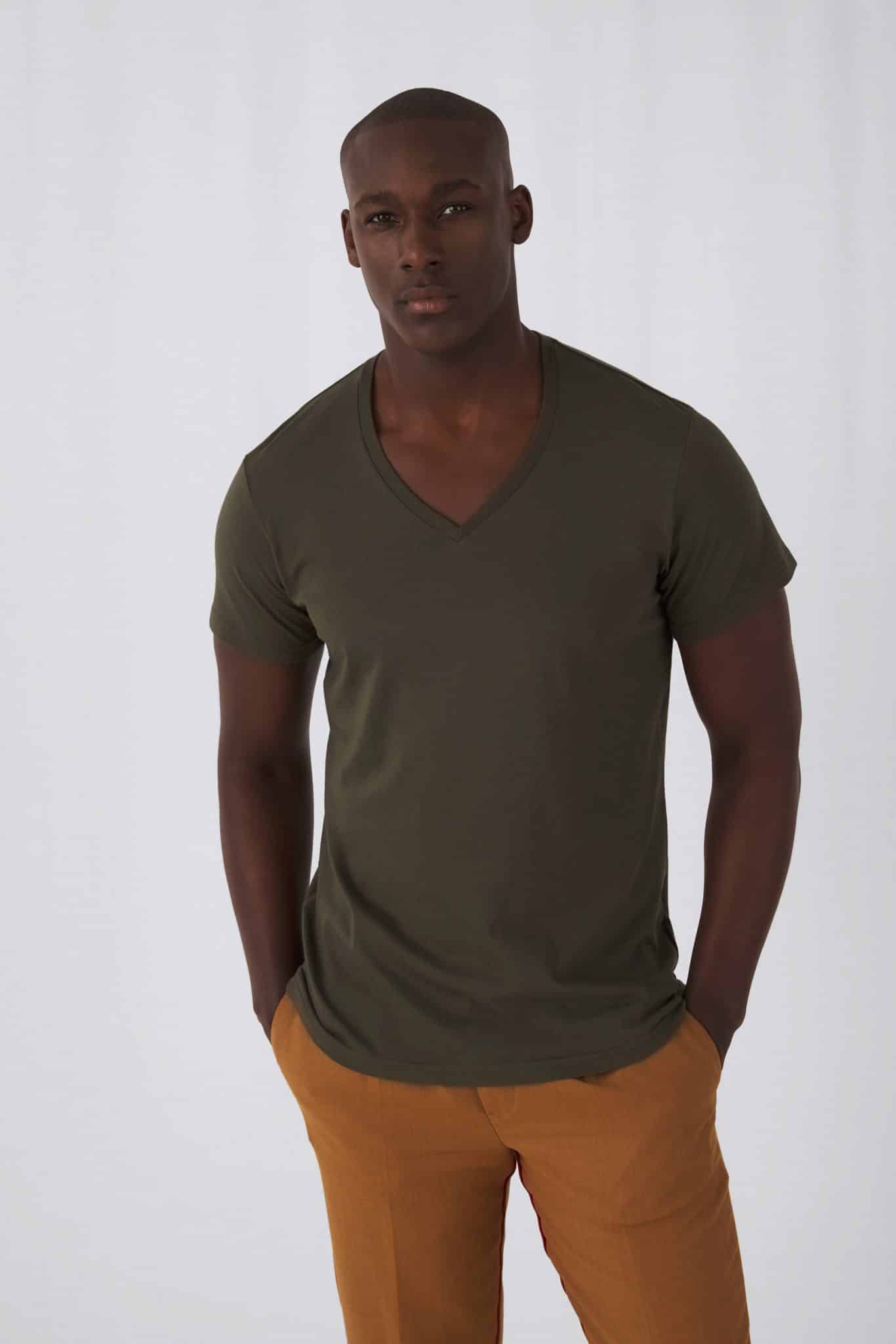 Visuel T-shirt BIO Inspire col V Homme
