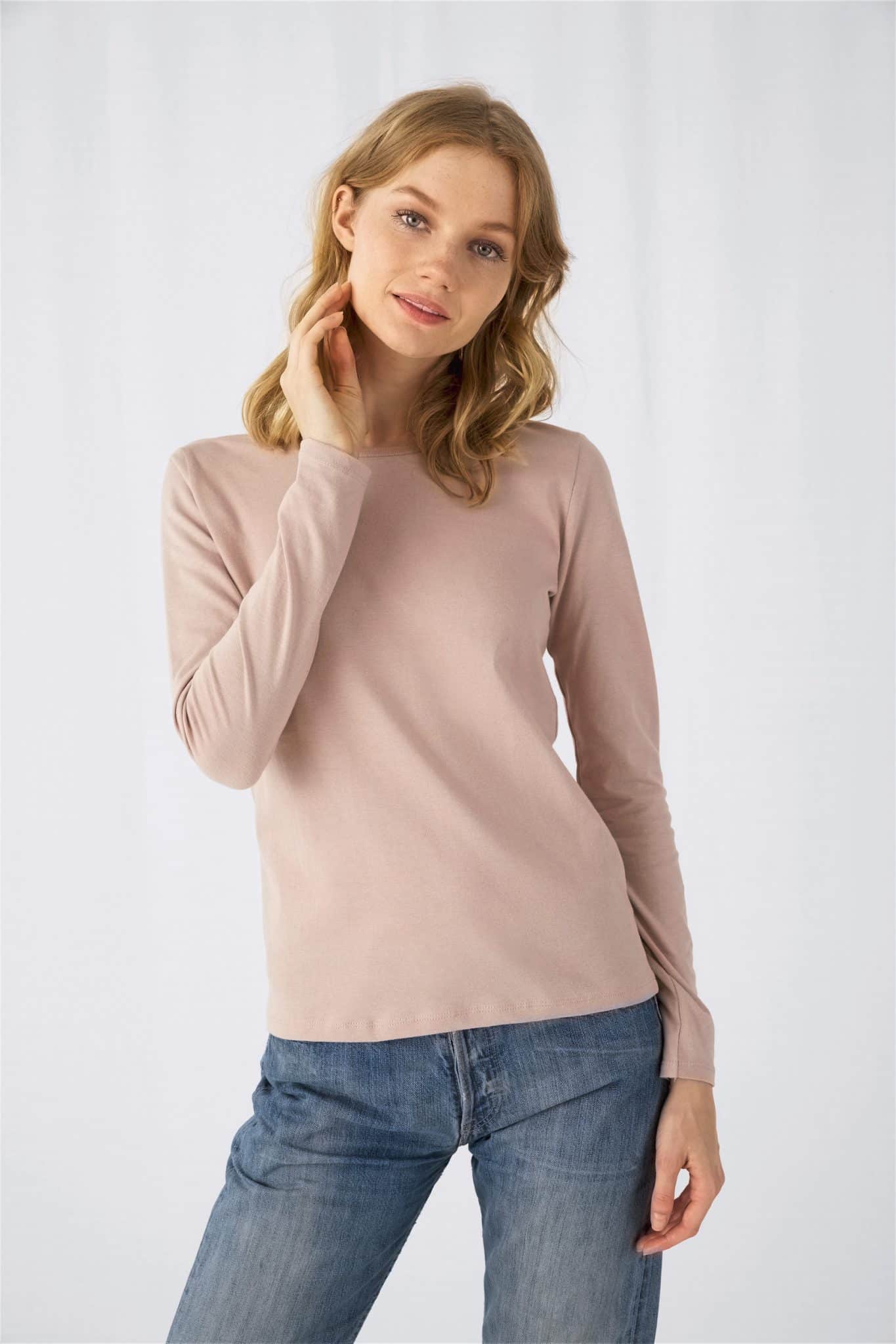 Visuel T-shirt manches longues femme #E150