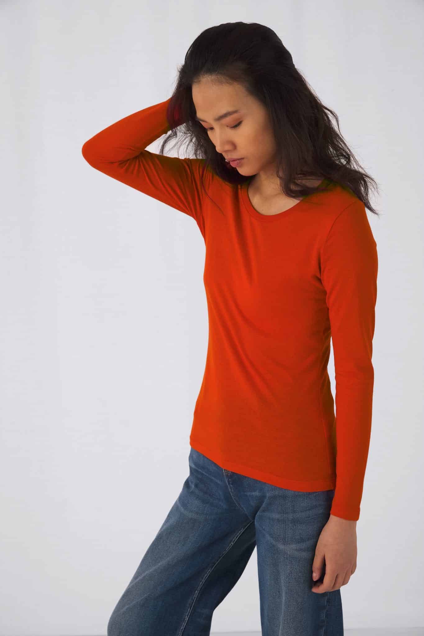 Visuel T-shirt bio Inspire femme manches longues