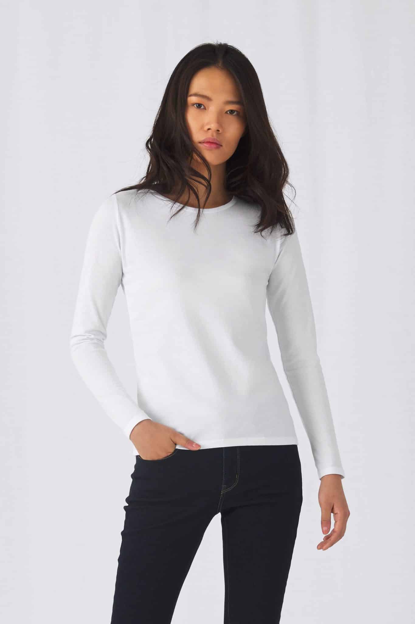 Visuel T-shirt manches longues femme #E190