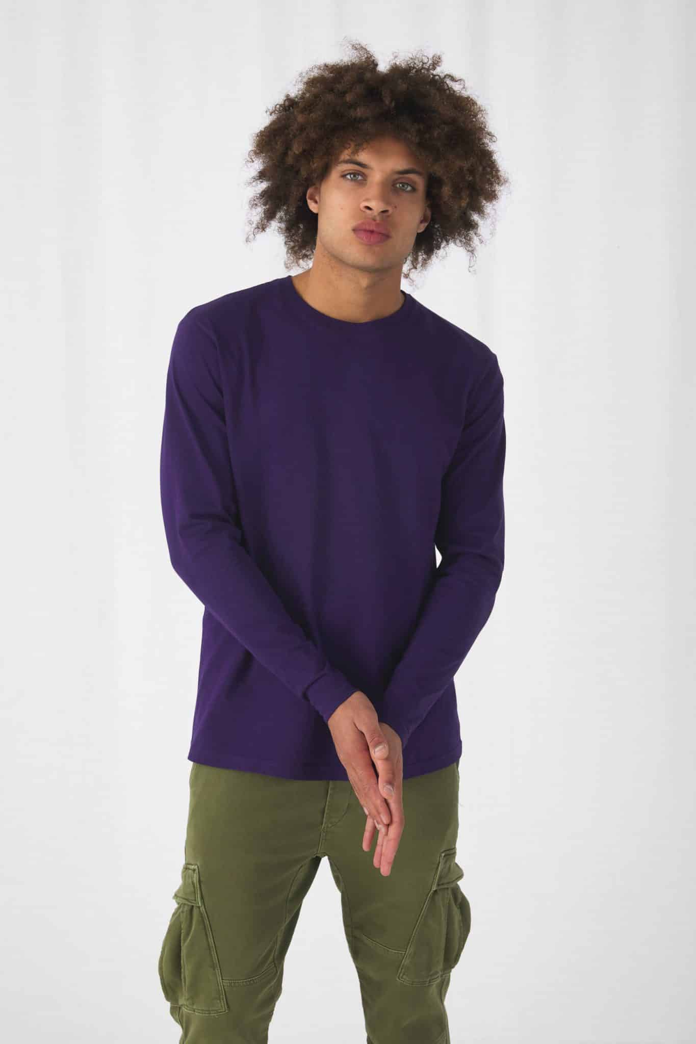 Visuel T-shirt homme manches longues #E190