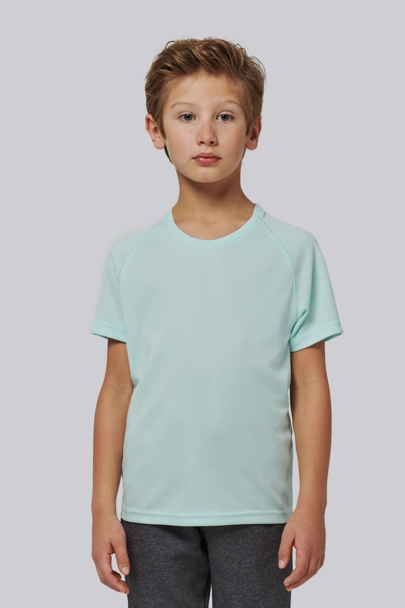 Visuel T-shirt sport manches courtes enfant