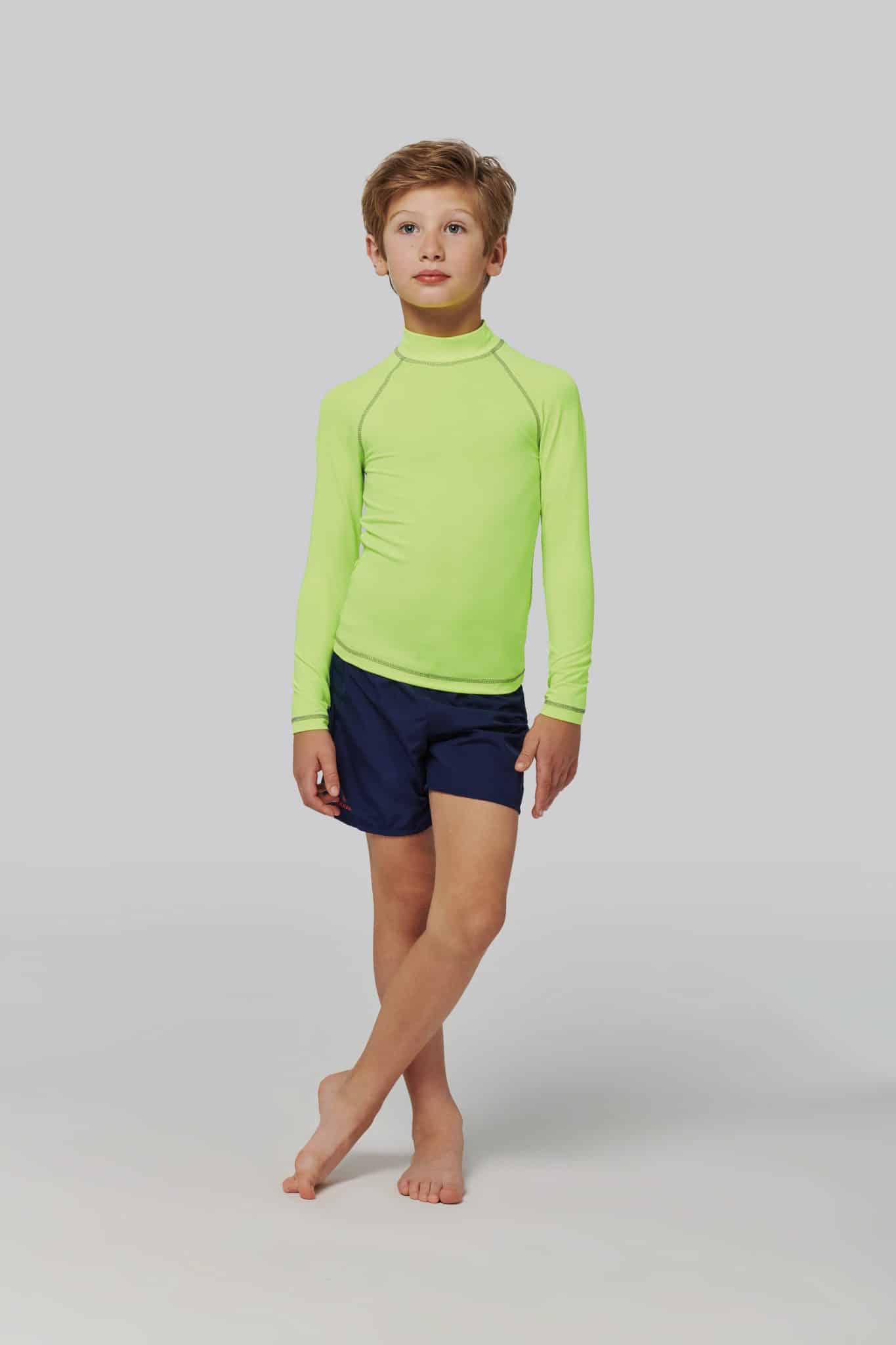 Visuel T-shirt technique à manches longues avec protection anti-UV enfant