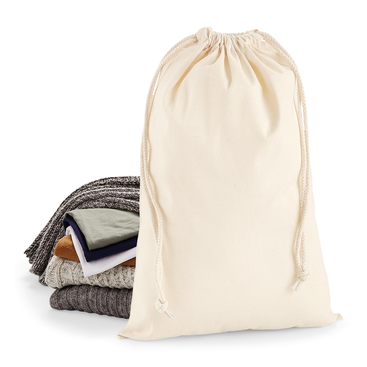 Visuel Sac cordelette en coton premium