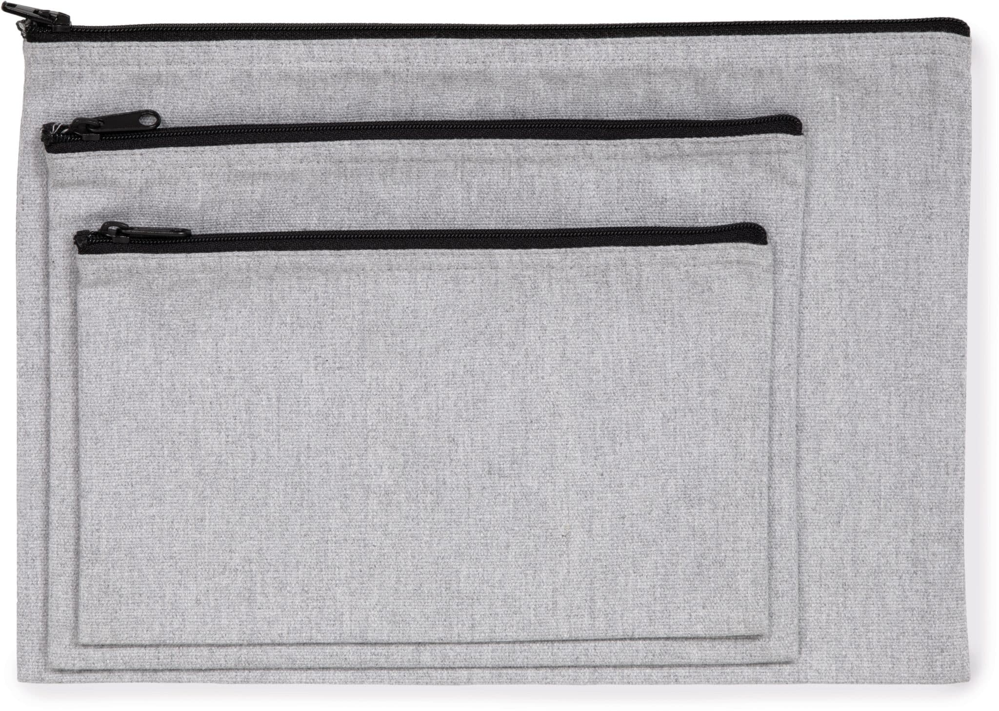 Visuel Pochette zippée recyclée