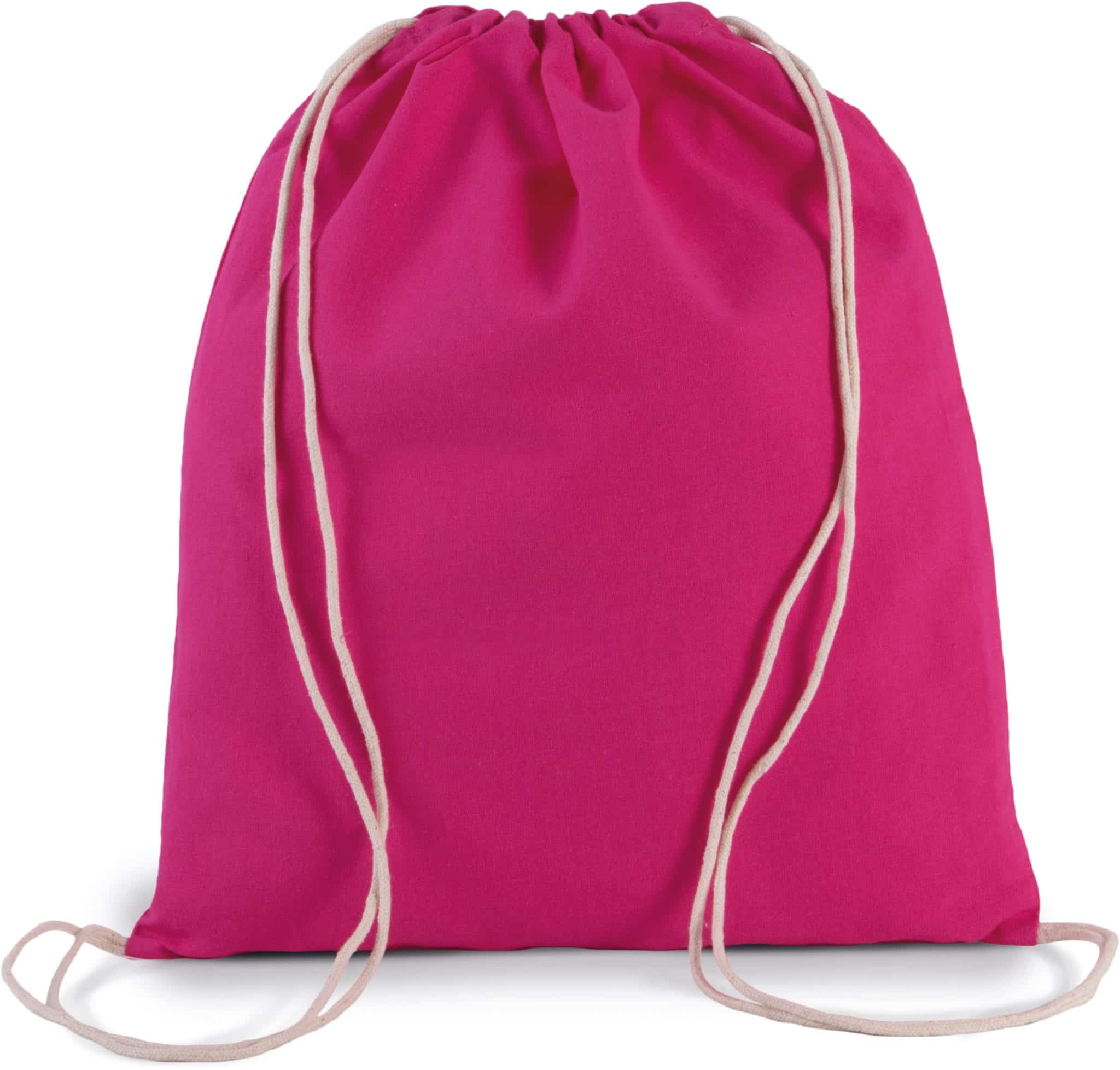 Visuel Petit sac à dos en coton bio avec cordelettes