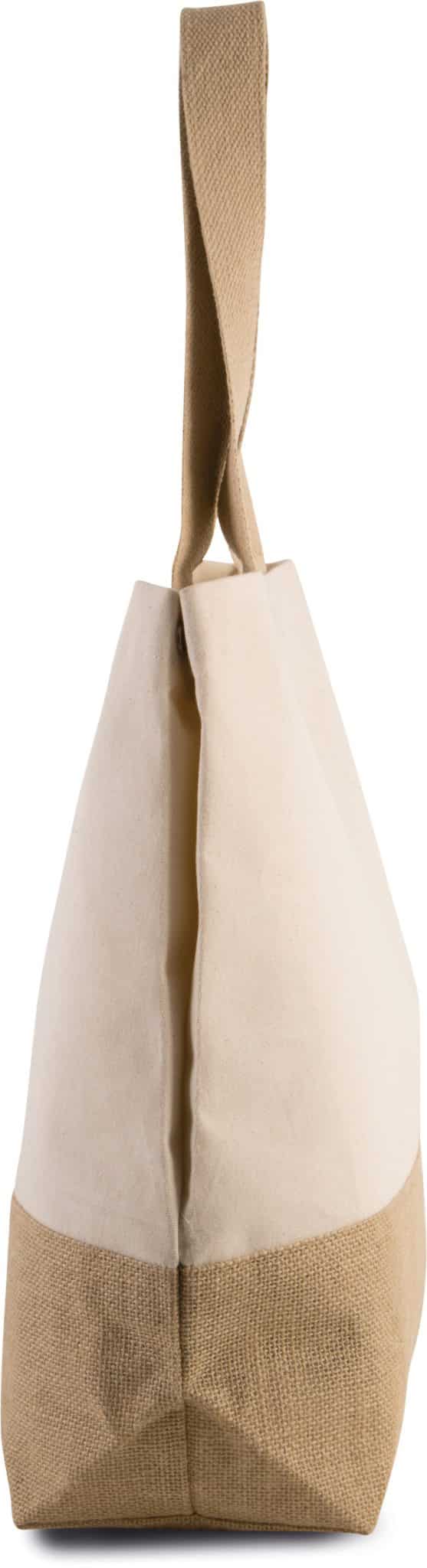Miniature 5 pour Sac shopping en toiles de coton et jute