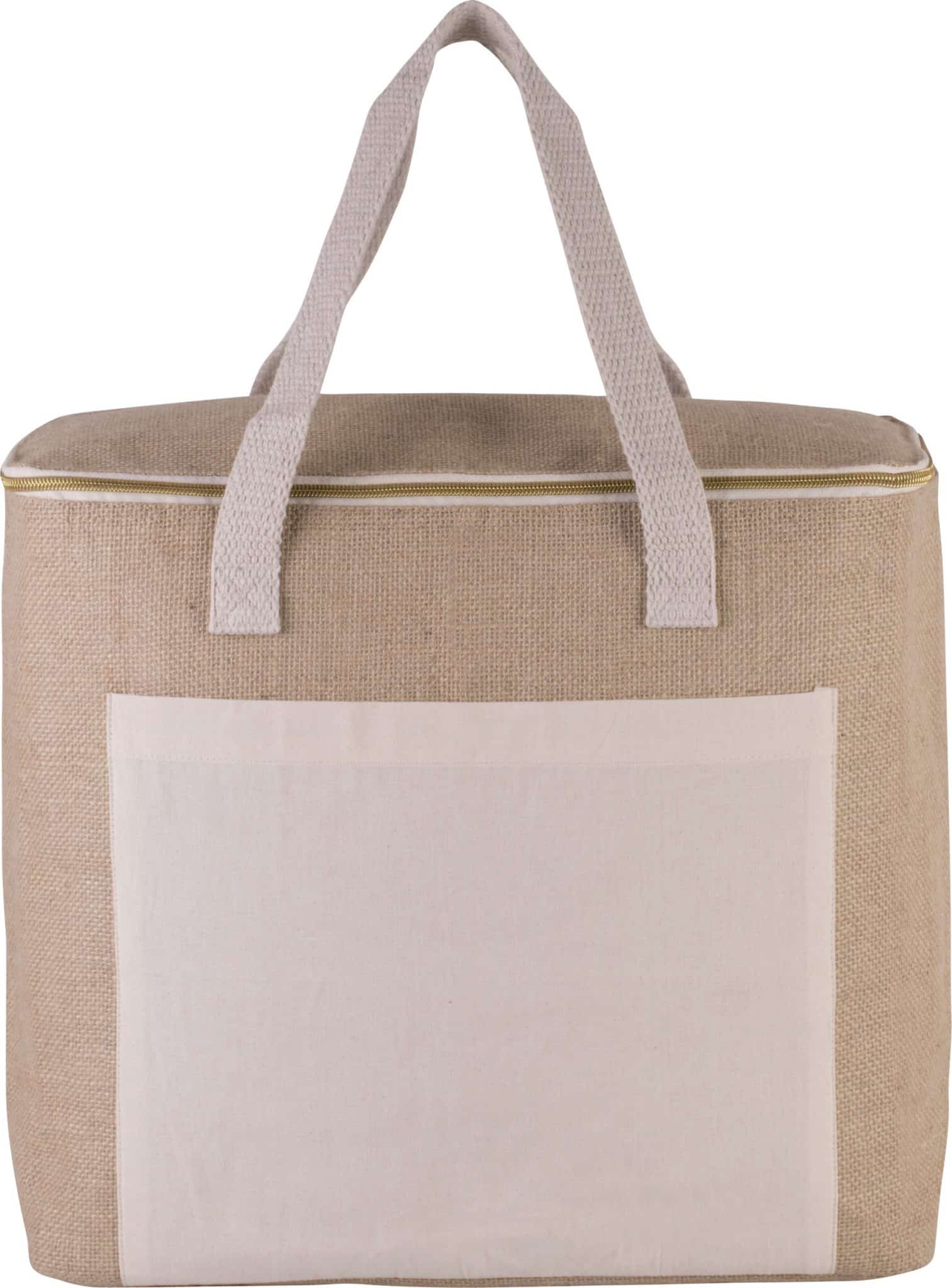 Visuel Sac isotherme en jute - grand modèle