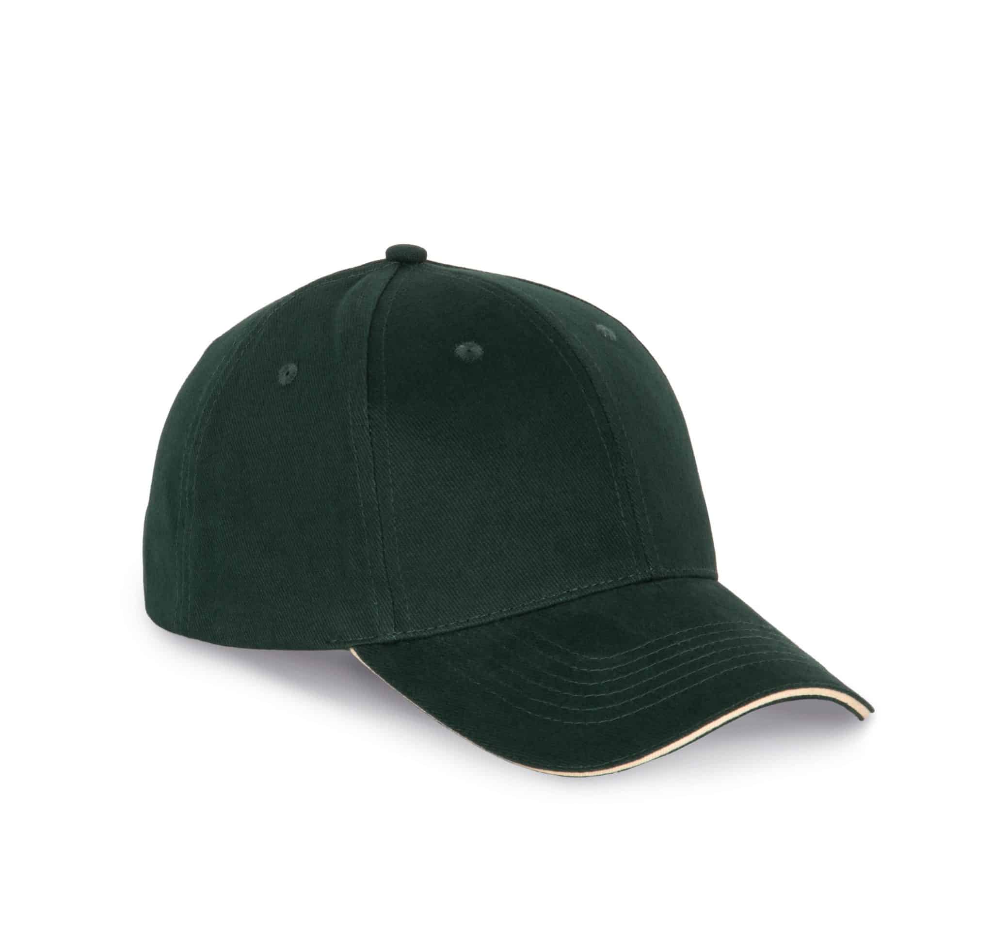Miniature 8 pour Casquette sandwich contrasté - 6 panneaux