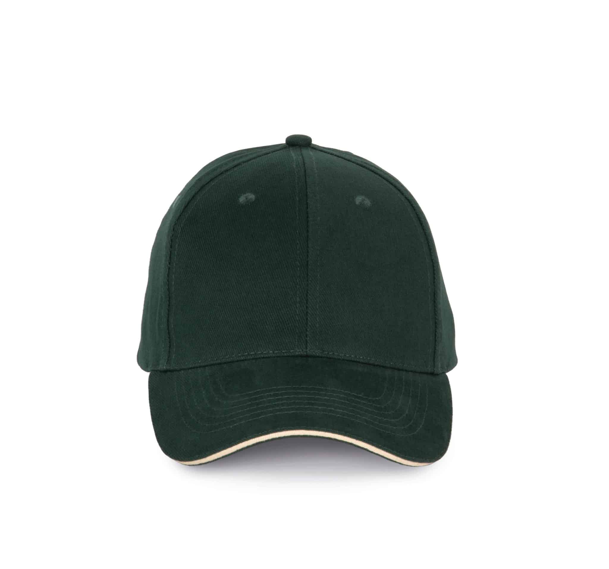 Miniature 6 pour Casquette sandwich contrasté - 6 panneaux