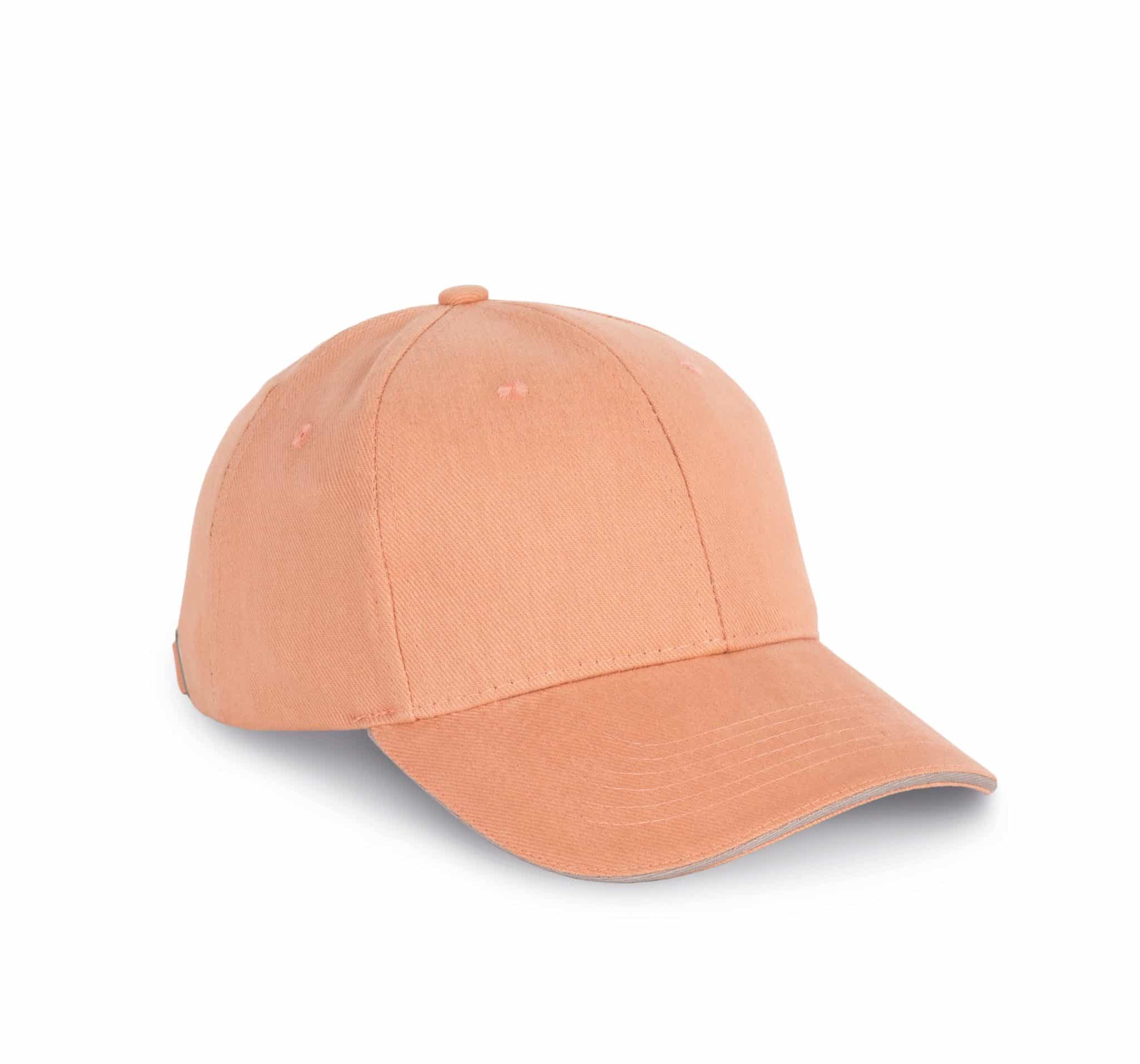 Miniature 8 pour Casquette en coton biologique à sandwich contrasté - 6 panneaux