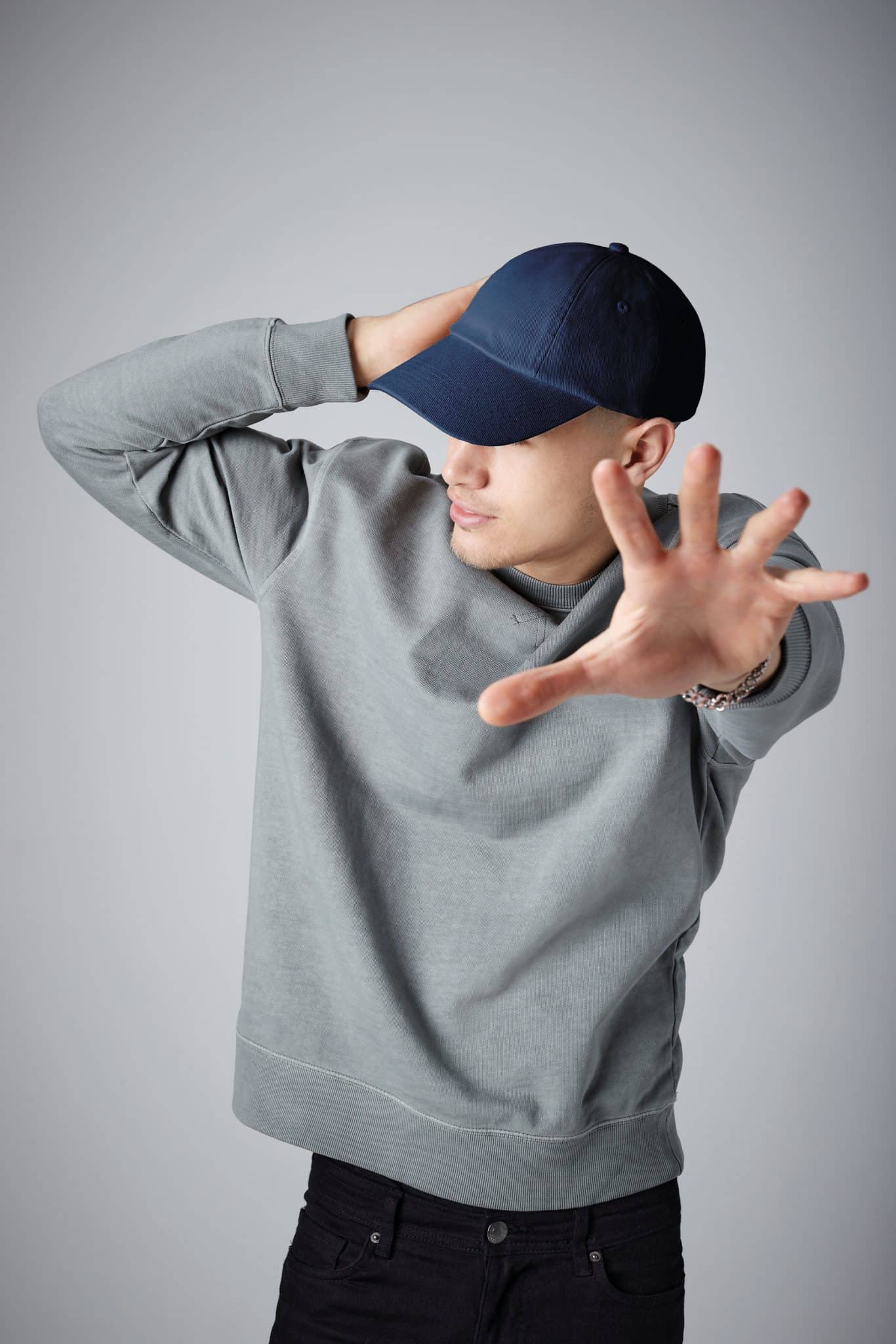 Visuel Casquette profil bas en coton drill - 6 panneaux