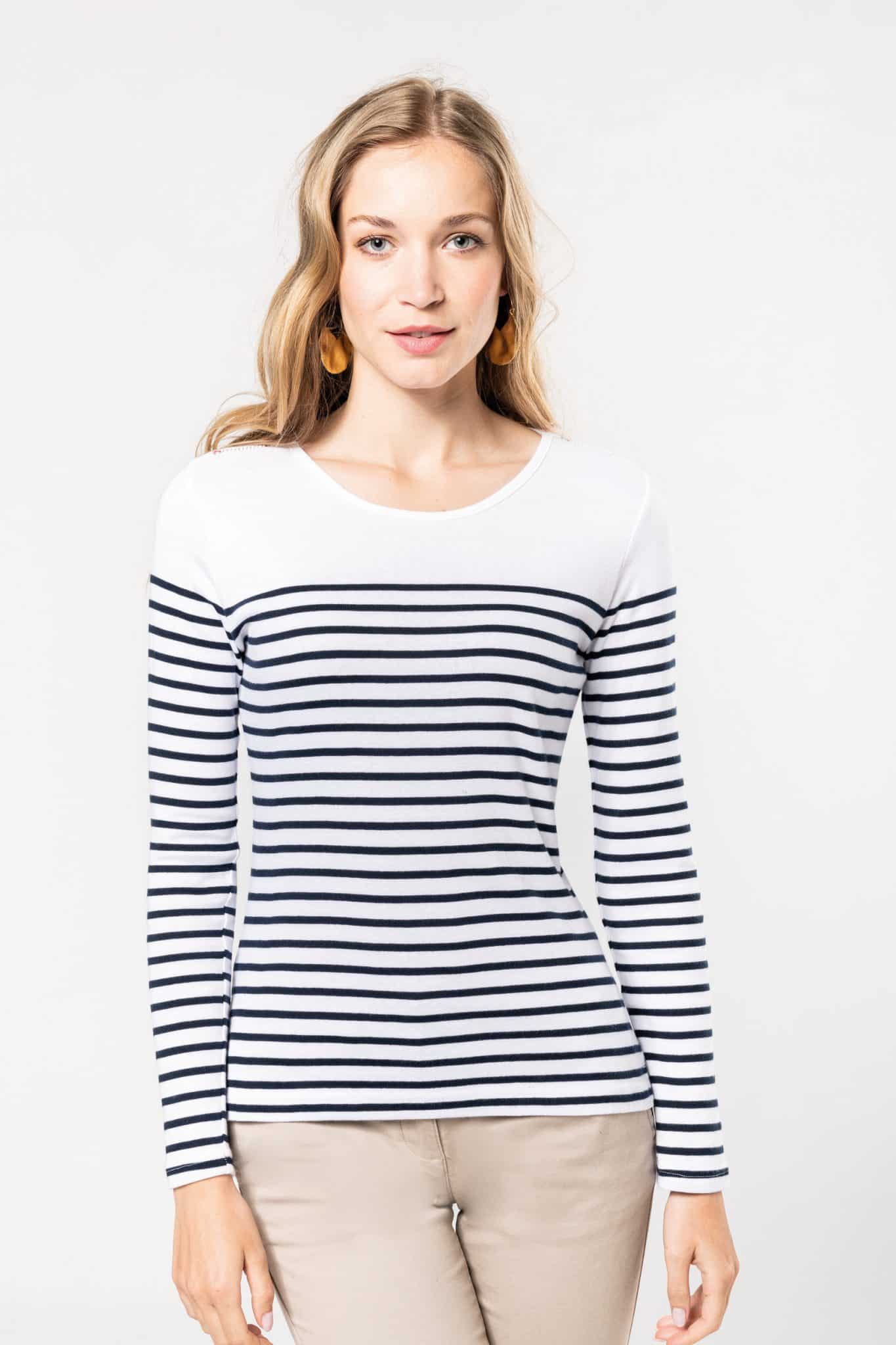 Visuel Marinière manches longues femme