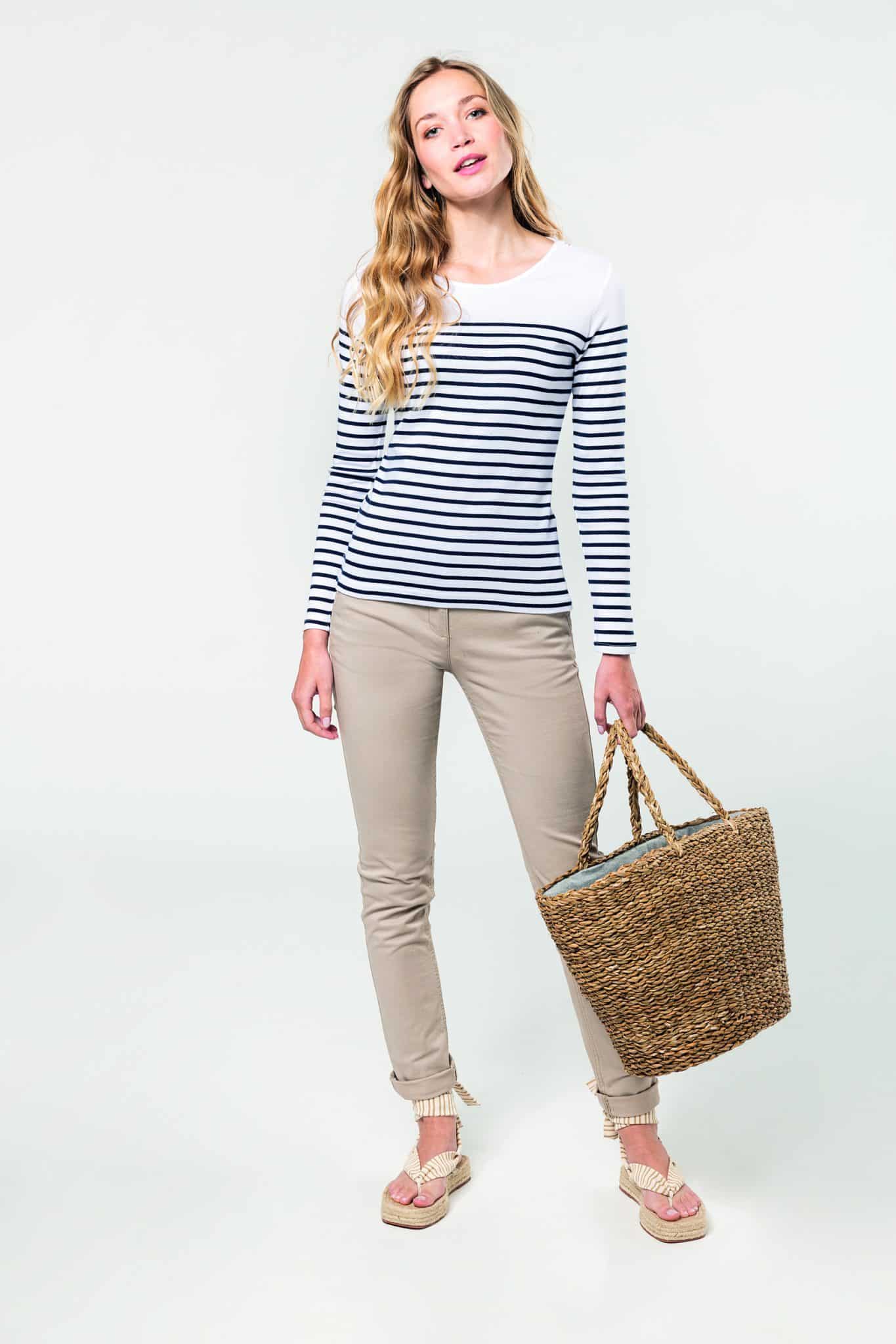 Miniature 3 pour Pantalon chino femme