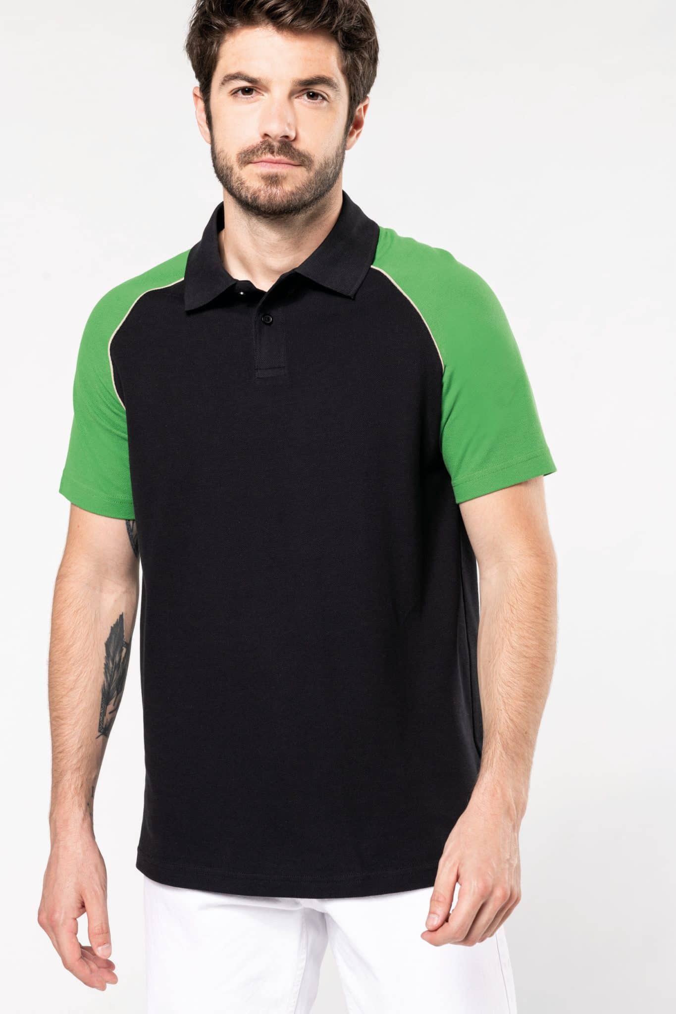 Visuel Polo baseball manches courtes