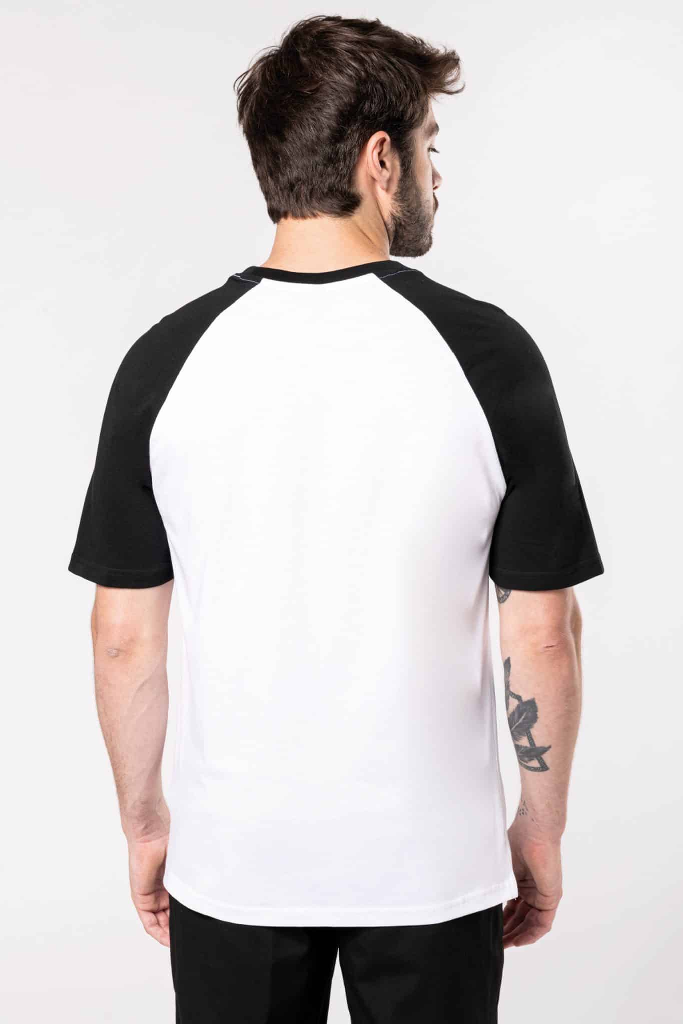 Miniature 2 pour Baseball > T-shirt bicolore manches courtes