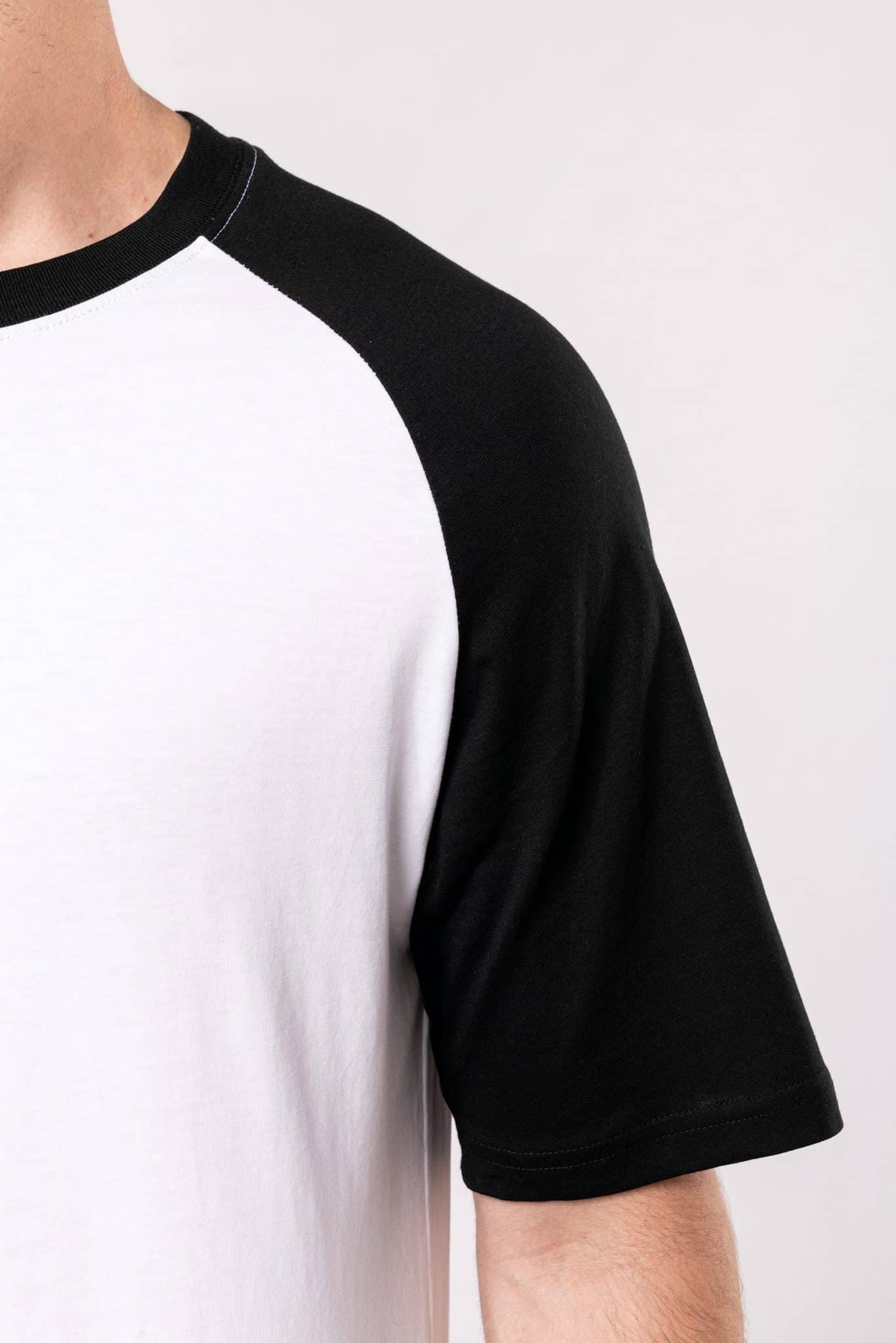 Miniature 5 pour Baseball > T-shirt bicolore manches courtes