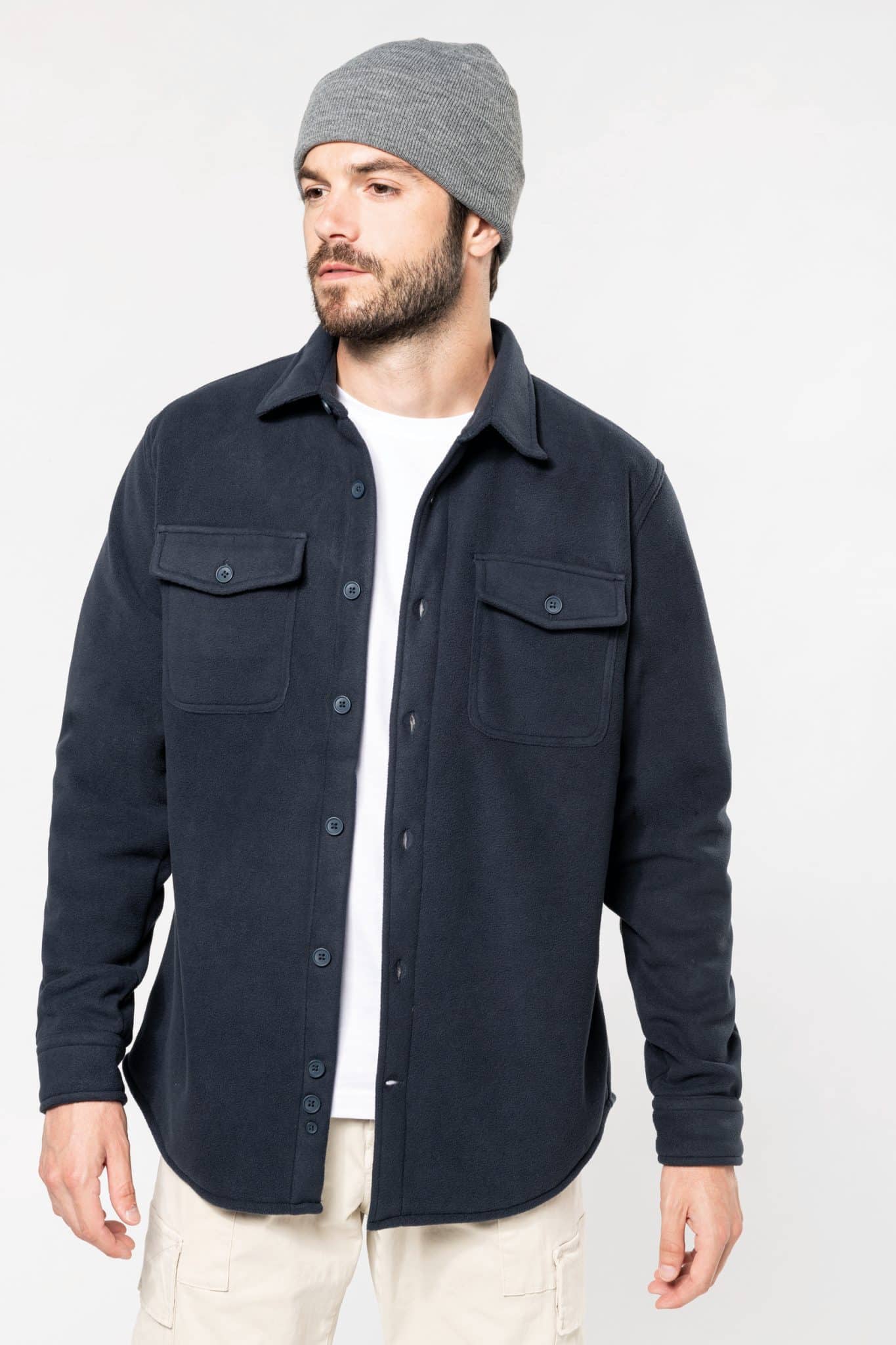 Visuel Surchemise polaire doublée sherpa polaire homme