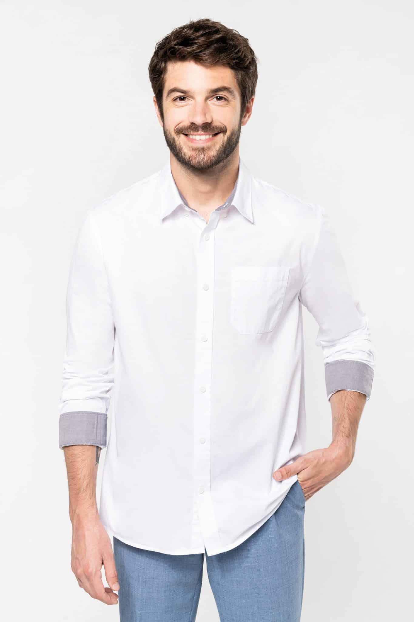 Visuel Chemise coton manches longues Nevada homme