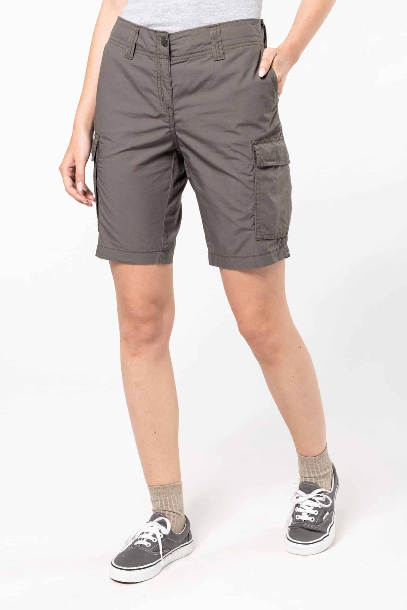 Visuel Bermuda léger multipoches femme