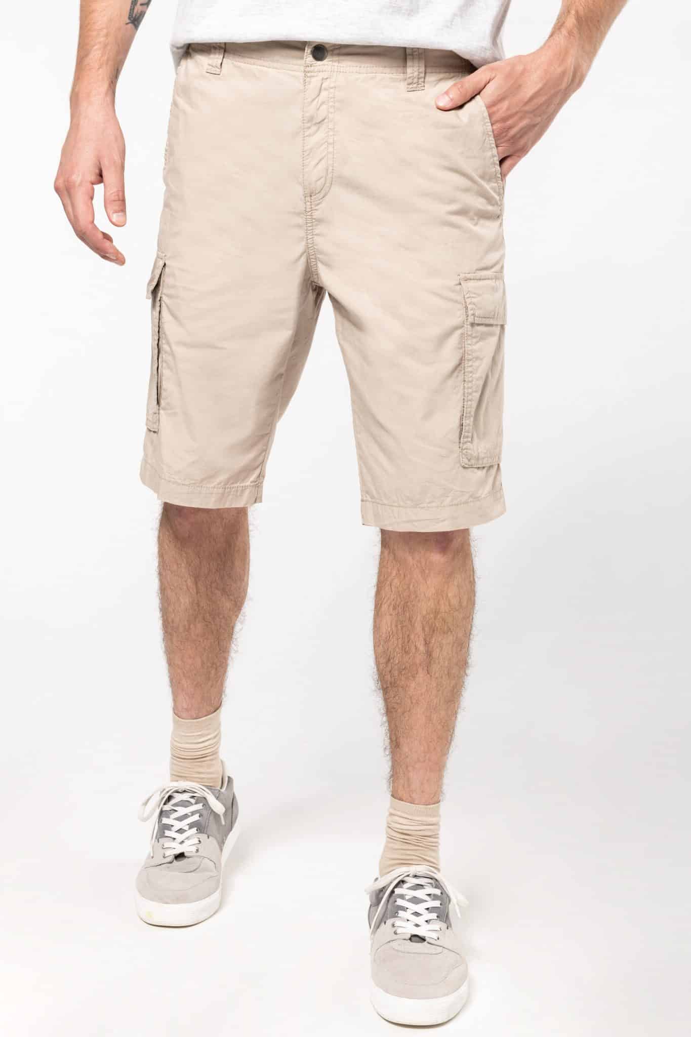 Visuel Bermuda léger multipoches homme