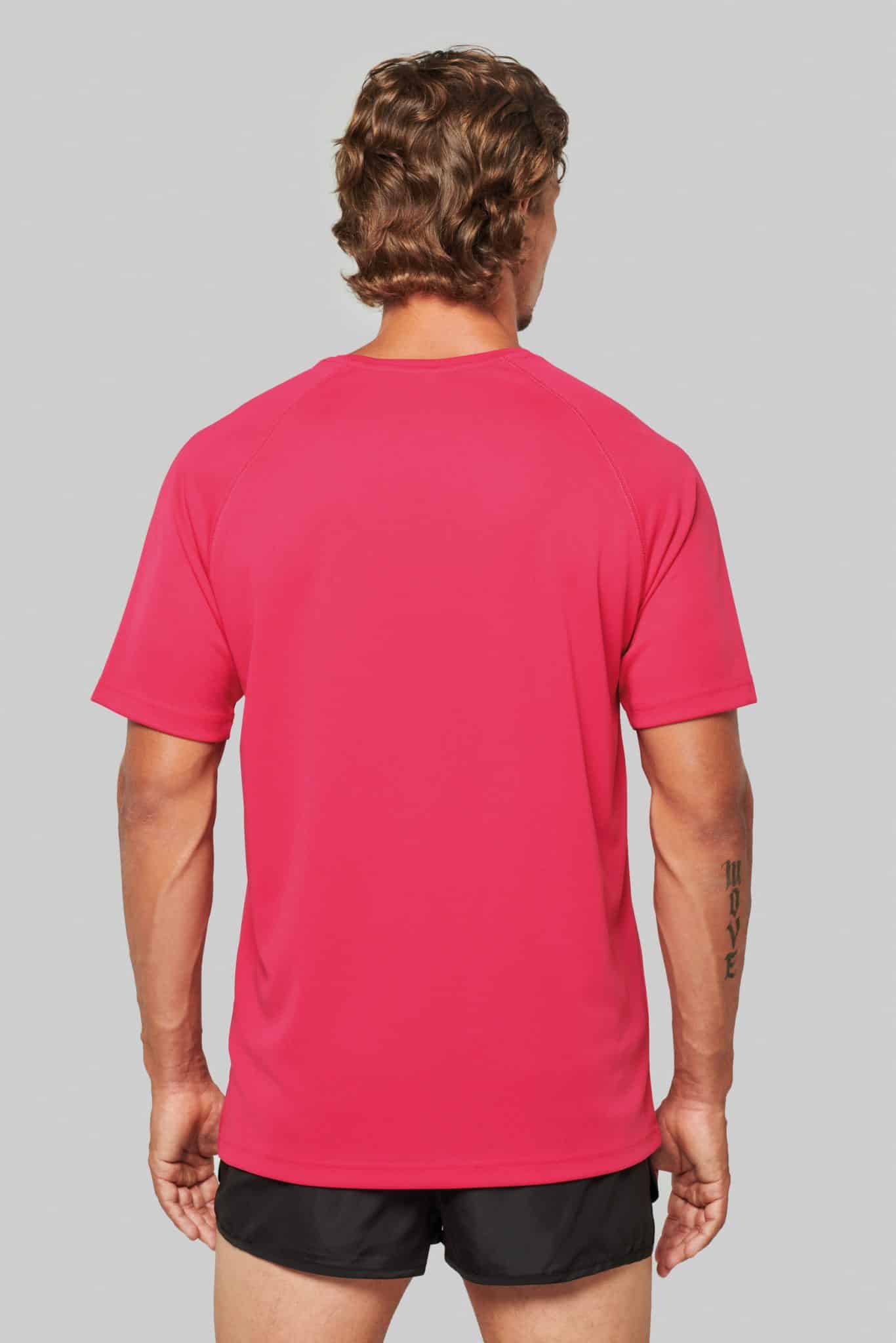 Miniature 2 pour T-shirt de sport manches courtes col v homme